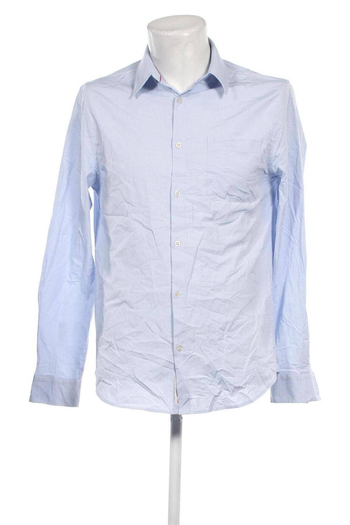 Pánska košeľa  Guess, Veľkosť M, Farba Modrá, Cena  38,56 €