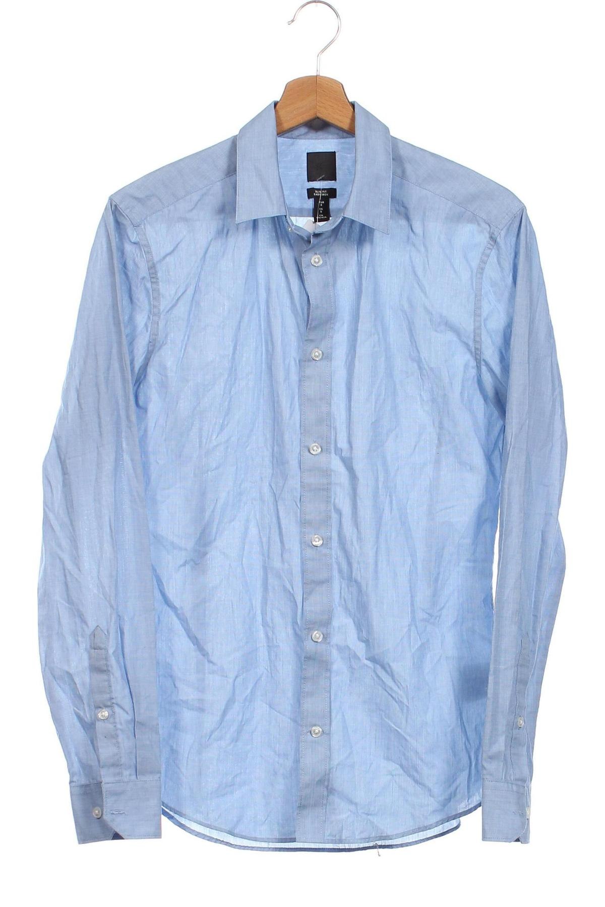 Herrenhemd H&M, Größe S, Farbe Blau, Preis 6,05 €