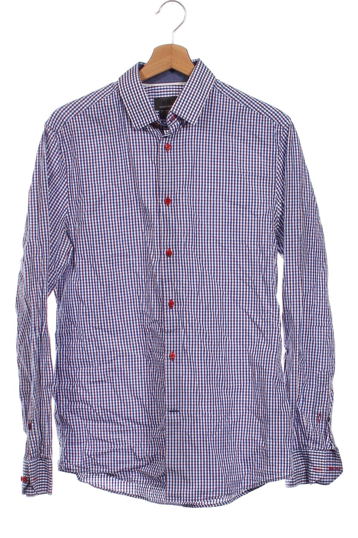 Ανδρικό πουκάμισο H&M, Μέγεθος M, Χρώμα Πολύχρωμο, Τιμή 6,28 €