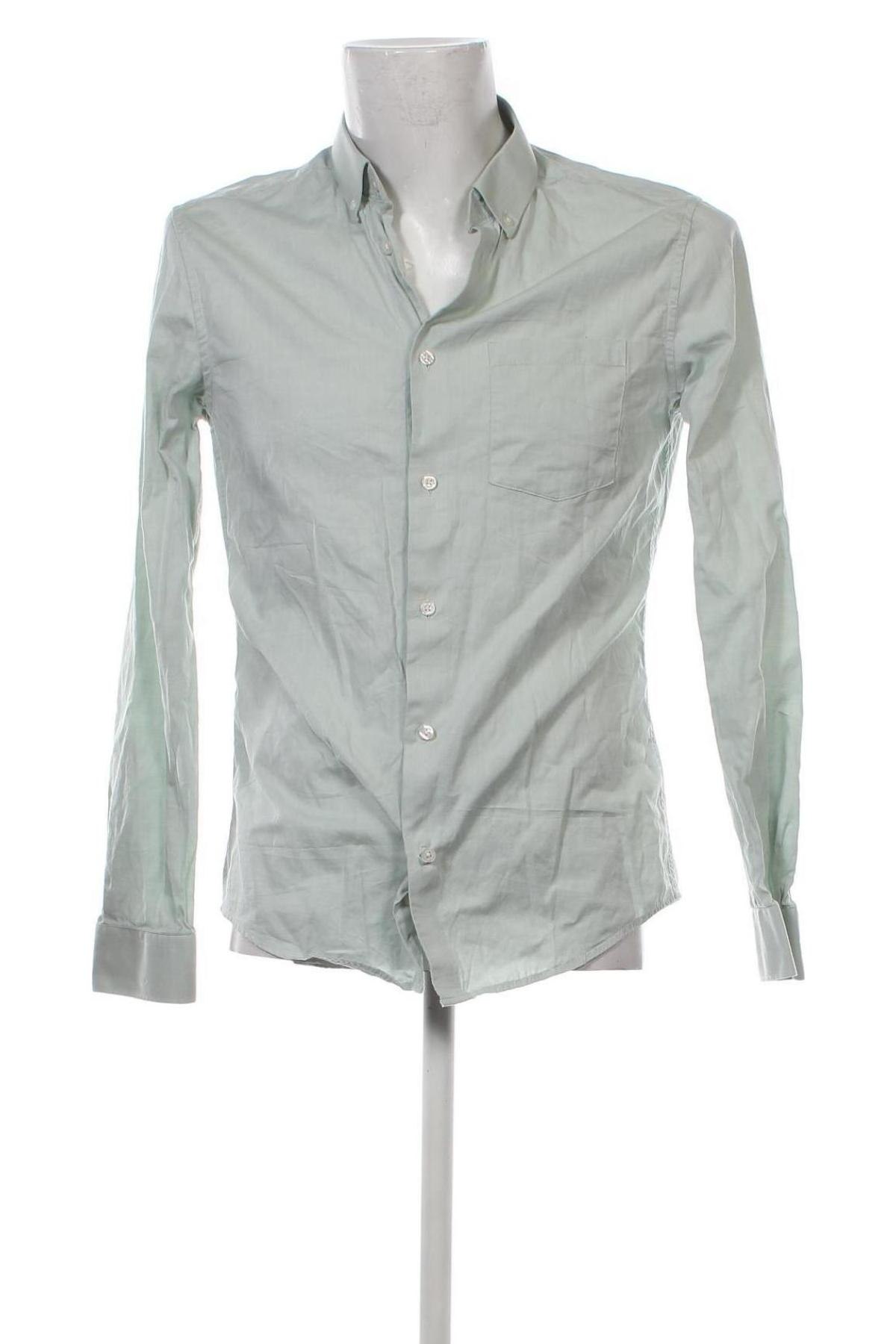 Herrenhemd H&M, Größe M, Farbe Grün, Preis € 9,00