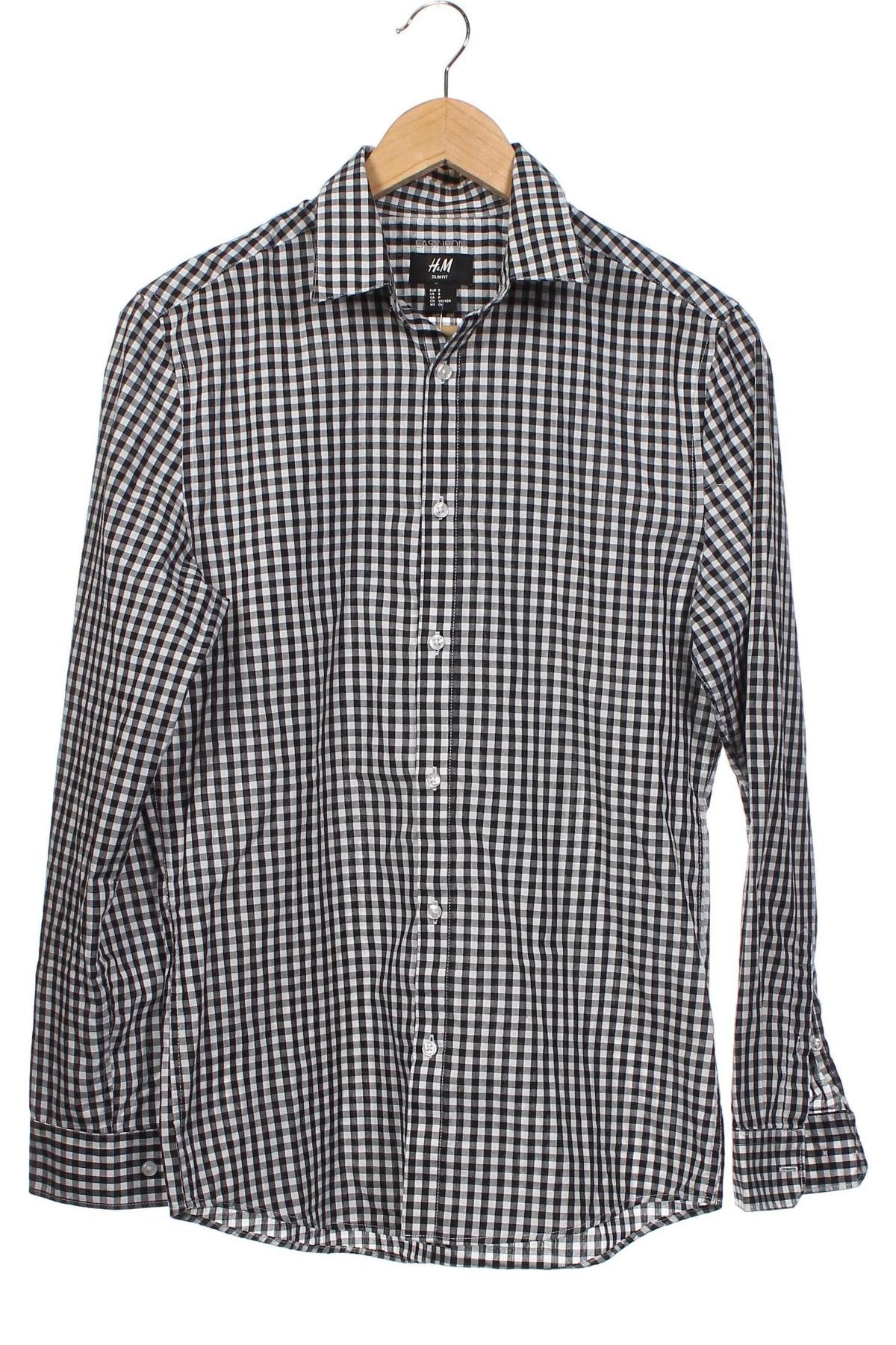Ανδρικό πουκάμισο H&M, Μέγεθος S, Χρώμα Πολύχρωμο, Τιμή 14,83 €