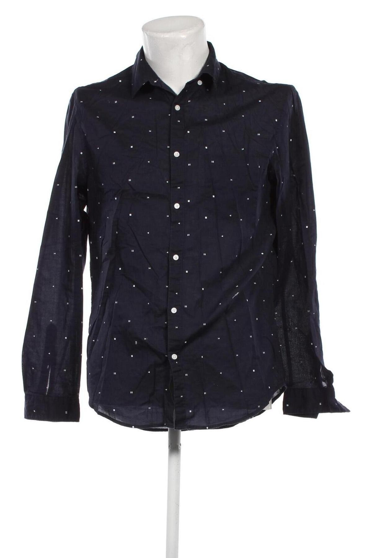 Ανδρικό πουκάμισο H&M, Μέγεθος M, Χρώμα Μπλέ, Τιμή 14,84 €