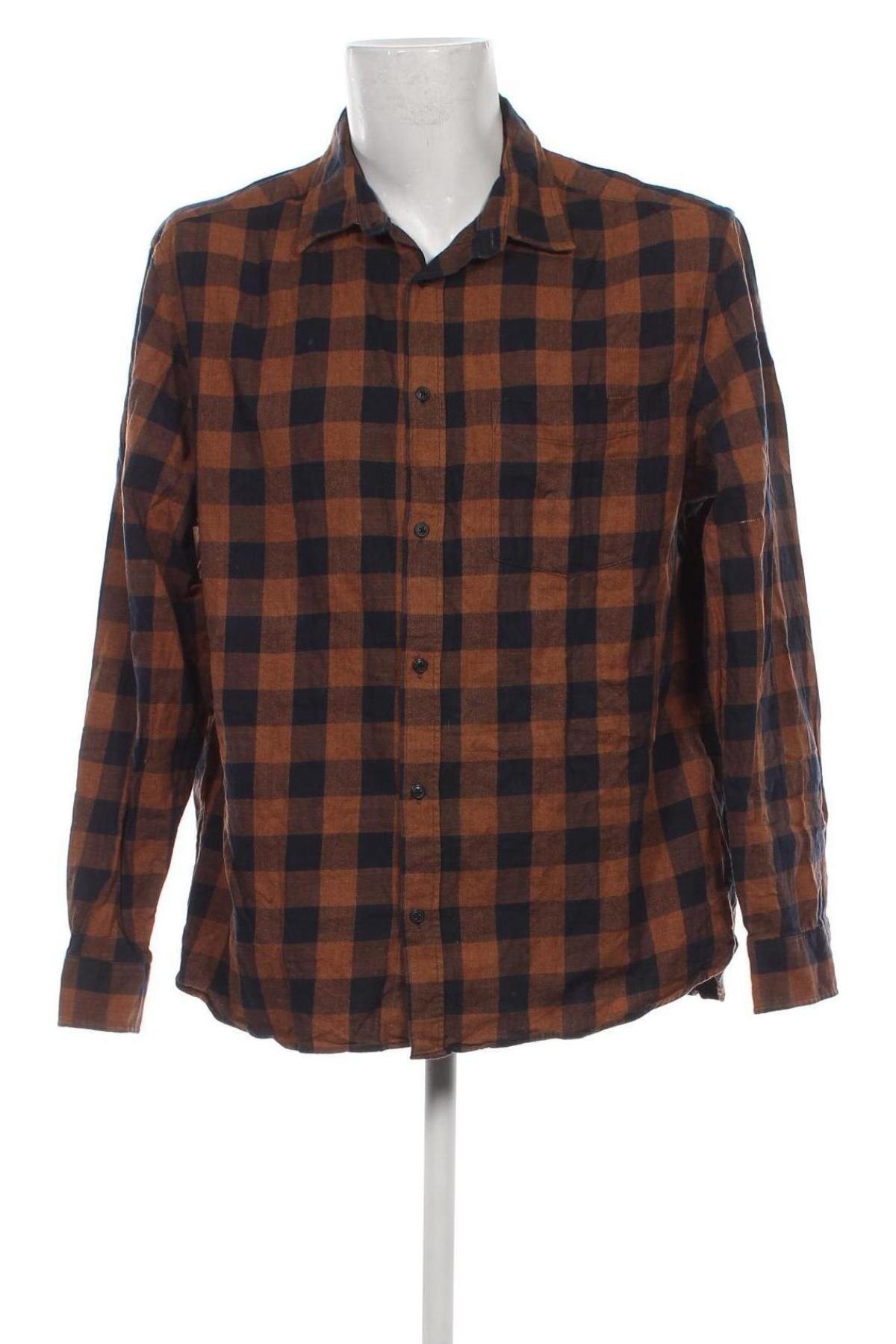 Ανδρικό πουκάμισο H&M L.O.G.G., Μέγεθος XL, Χρώμα Πολύχρωμο, Τιμή 7,53 €