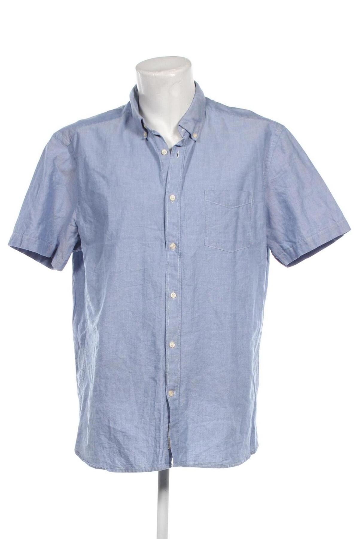 Herrenhemd H&M L.O.G.G., Größe XXL, Farbe Blau, Preis € 8,31