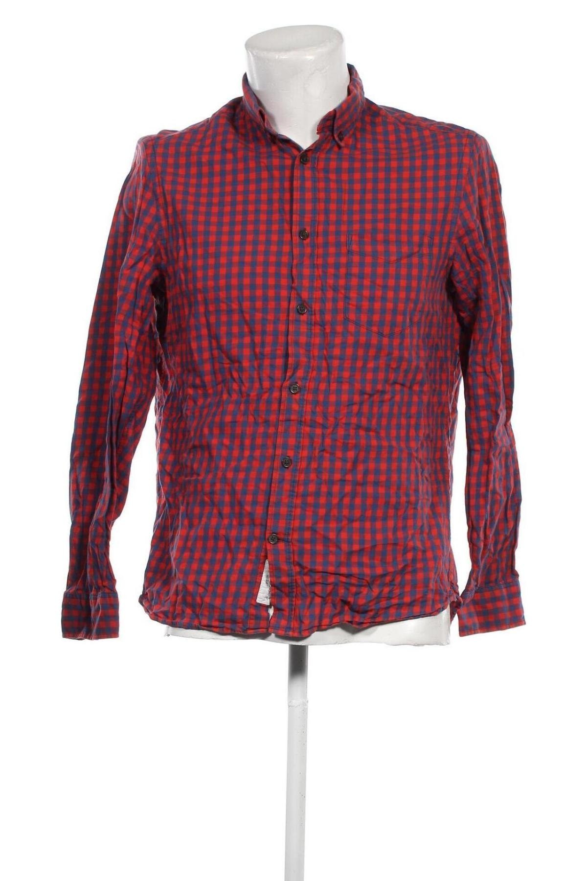 Herrenhemd H&M L.O.G.G., Größe M, Farbe Mehrfarbig, Preis 7,06 €