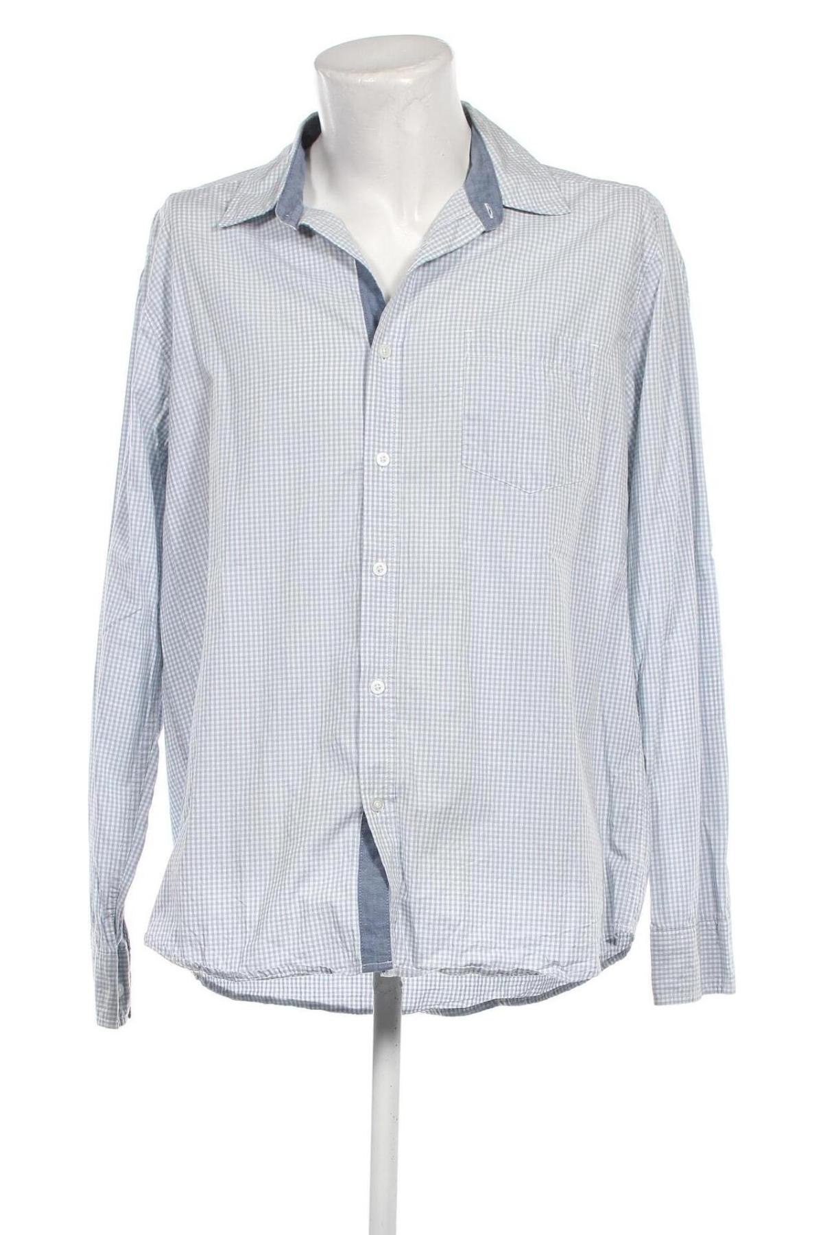 Ανδρικό πουκάμισο Identic, Μέγεθος XL, Χρώμα Μπλέ, Τιμή 8,01 €