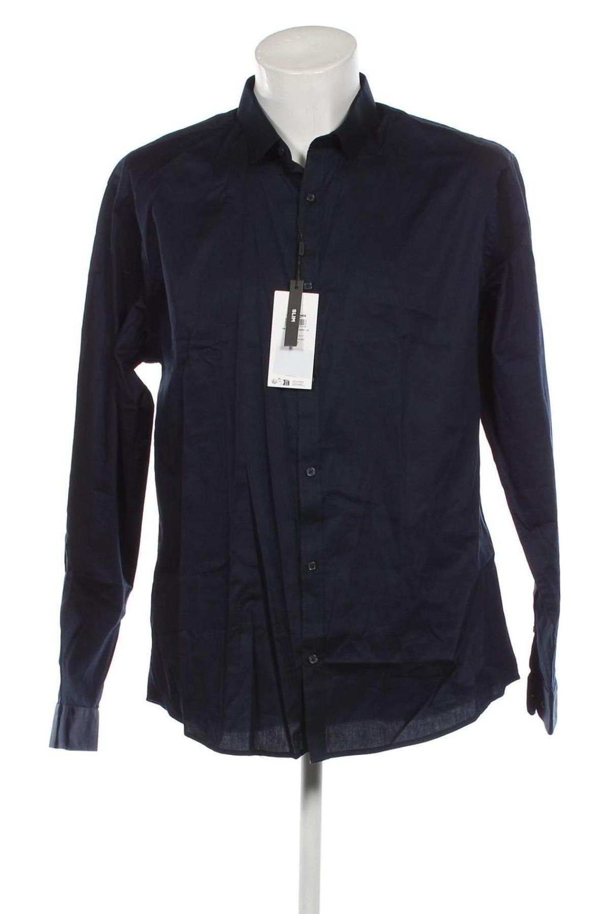 Herrenhemd Jack & Jones PREMIUM, Größe XXL, Farbe Blau, Preis € 39,69