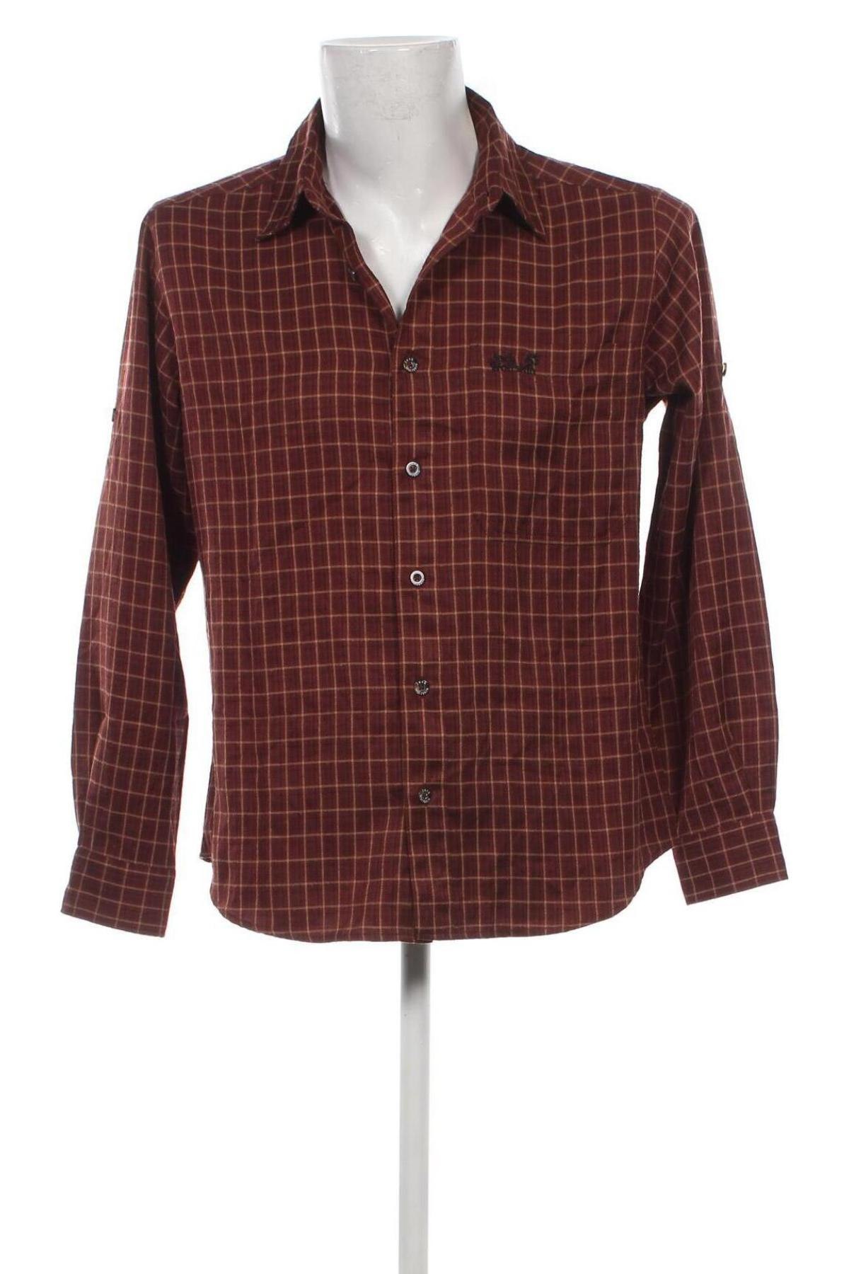 Ανδρικό πουκάμισο Jack Wolfskin, Μέγεθος S, Χρώμα Καφέ, Τιμή 11,57 €
