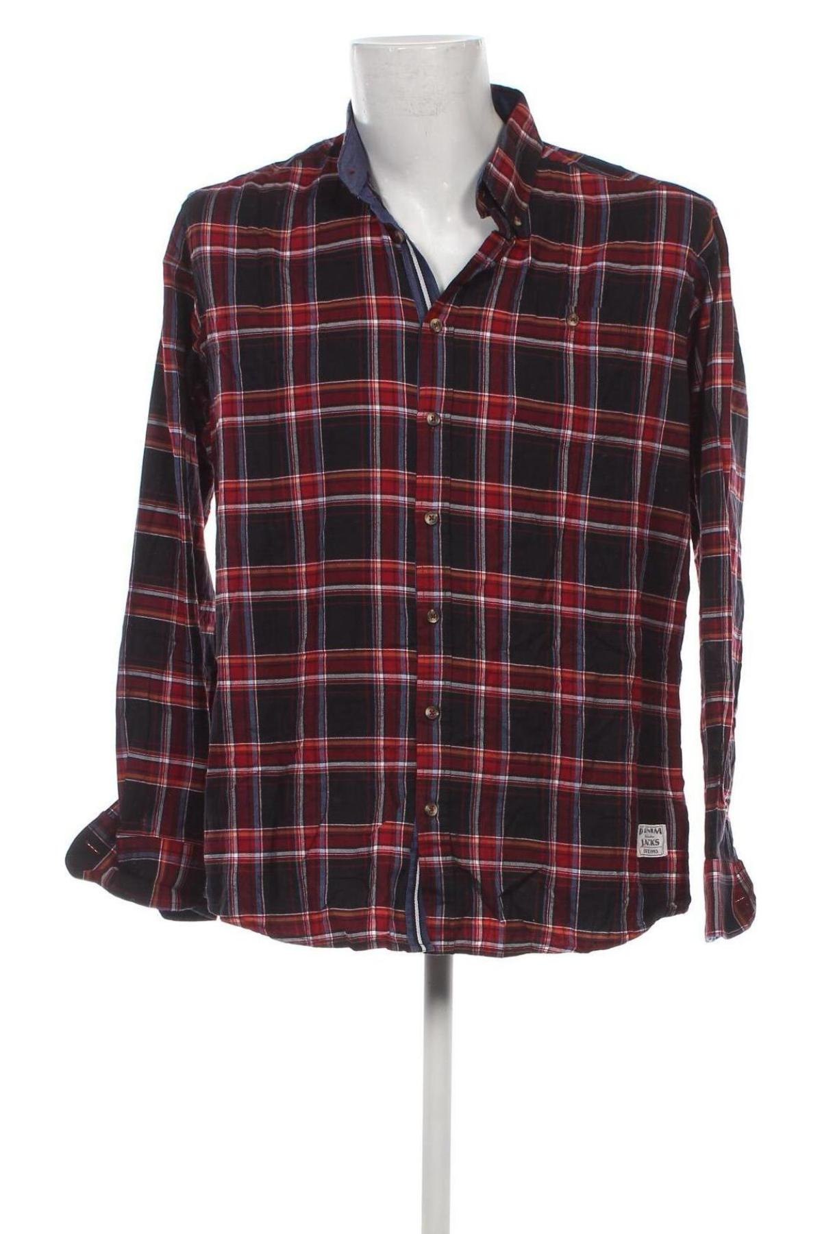 Ανδρικό πουκάμισο Jacks, Μέγεθος XL, Χρώμα Πολύχρωμο, Τιμή 6,28 €