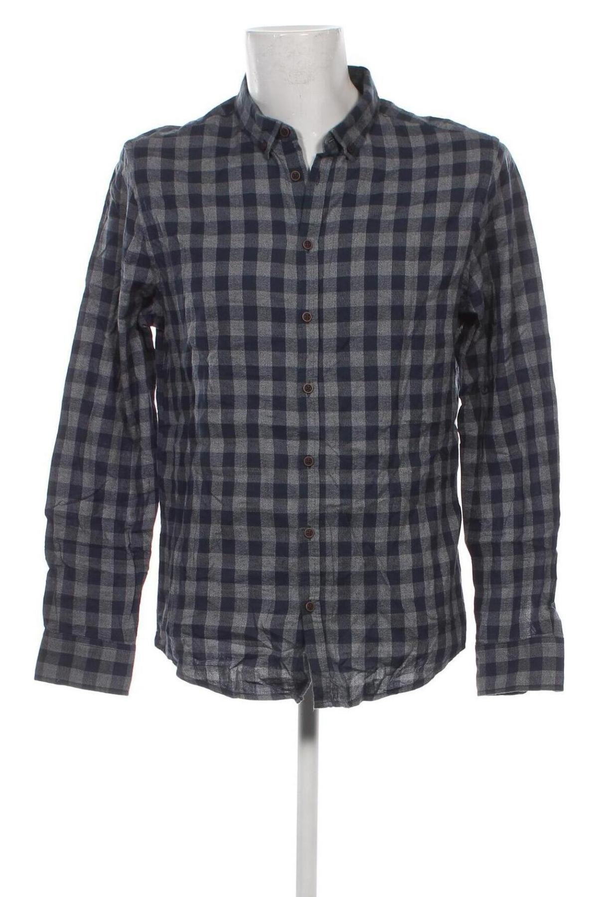 Ανδρικό πουκάμισο Jbc, Μέγεθος XL, Χρώμα Μπλέ, Τιμή 5,92 €