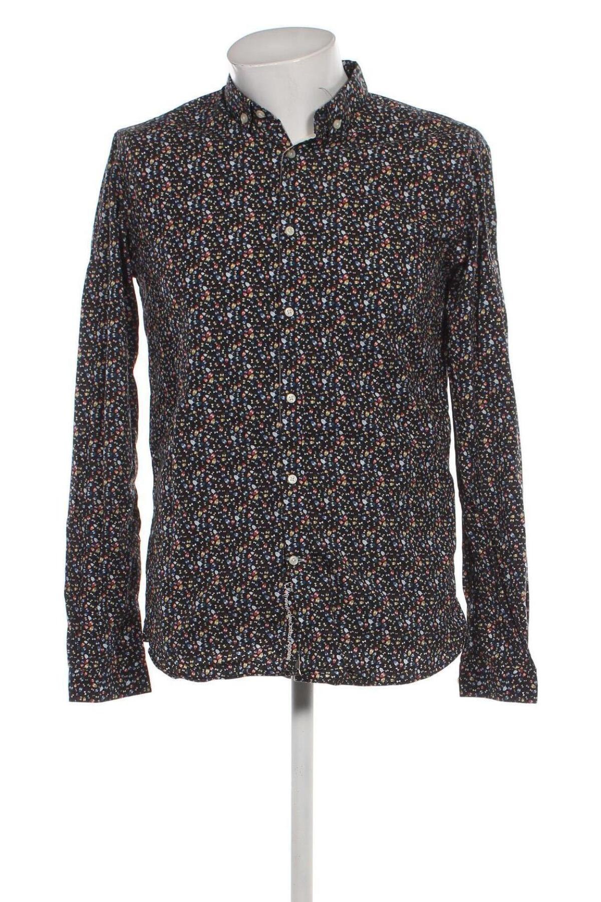 Ανδρικό πουκάμισο Knowledge Cotton Apparel, Μέγεθος L, Χρώμα Πολύχρωμο, Τιμή 30,28 €