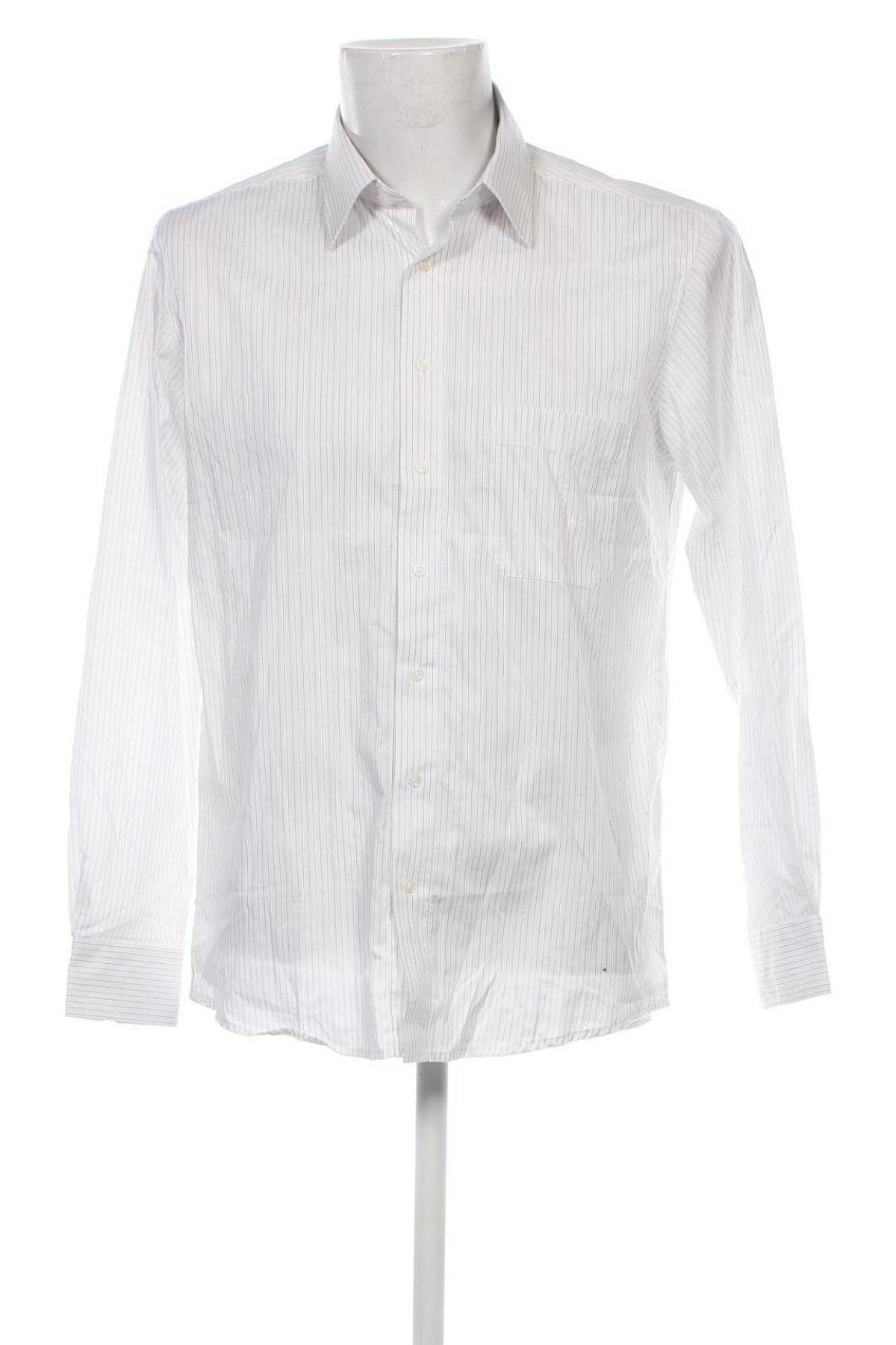 Herrenhemd Lorenzo Calvino, Größe M, Farbe Weiß, Preis € 14,84