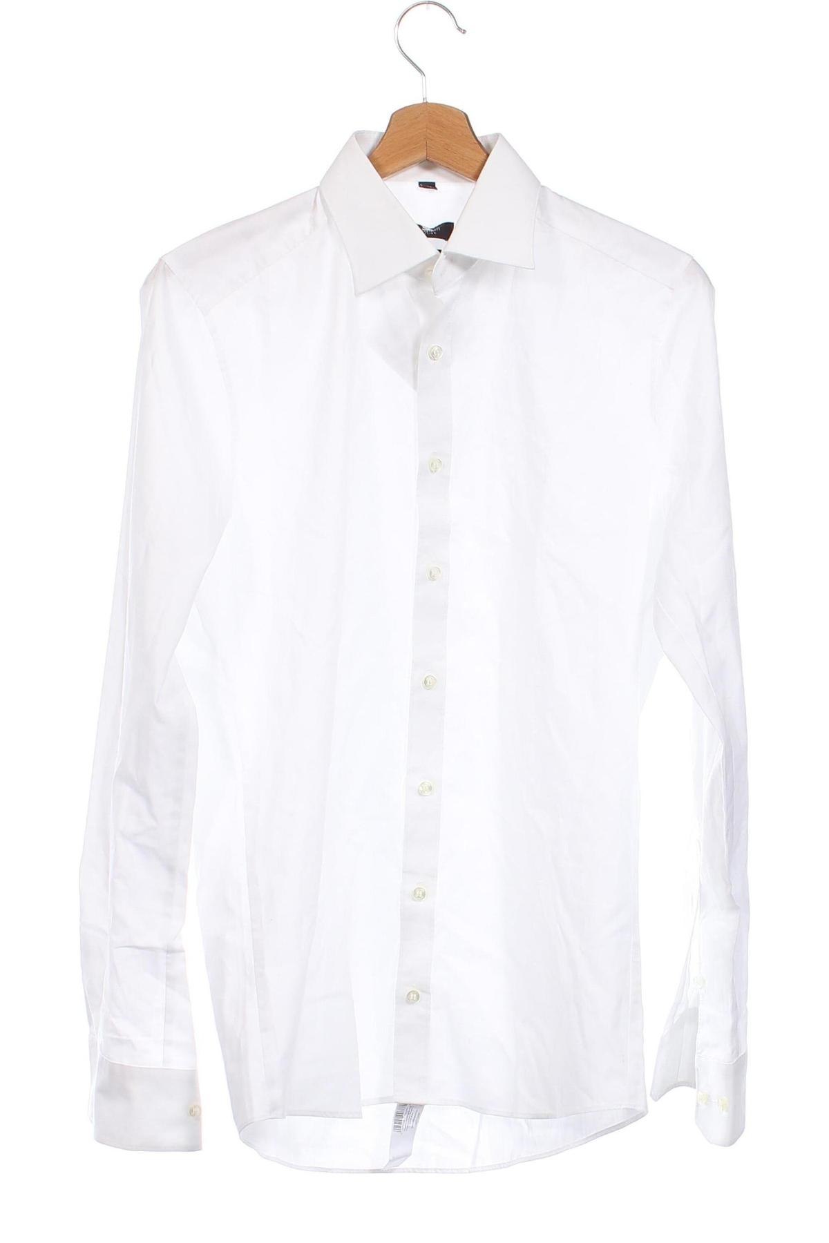Herrenhemd Manguun, Größe M, Farbe Weiß, Preis 20,18 €