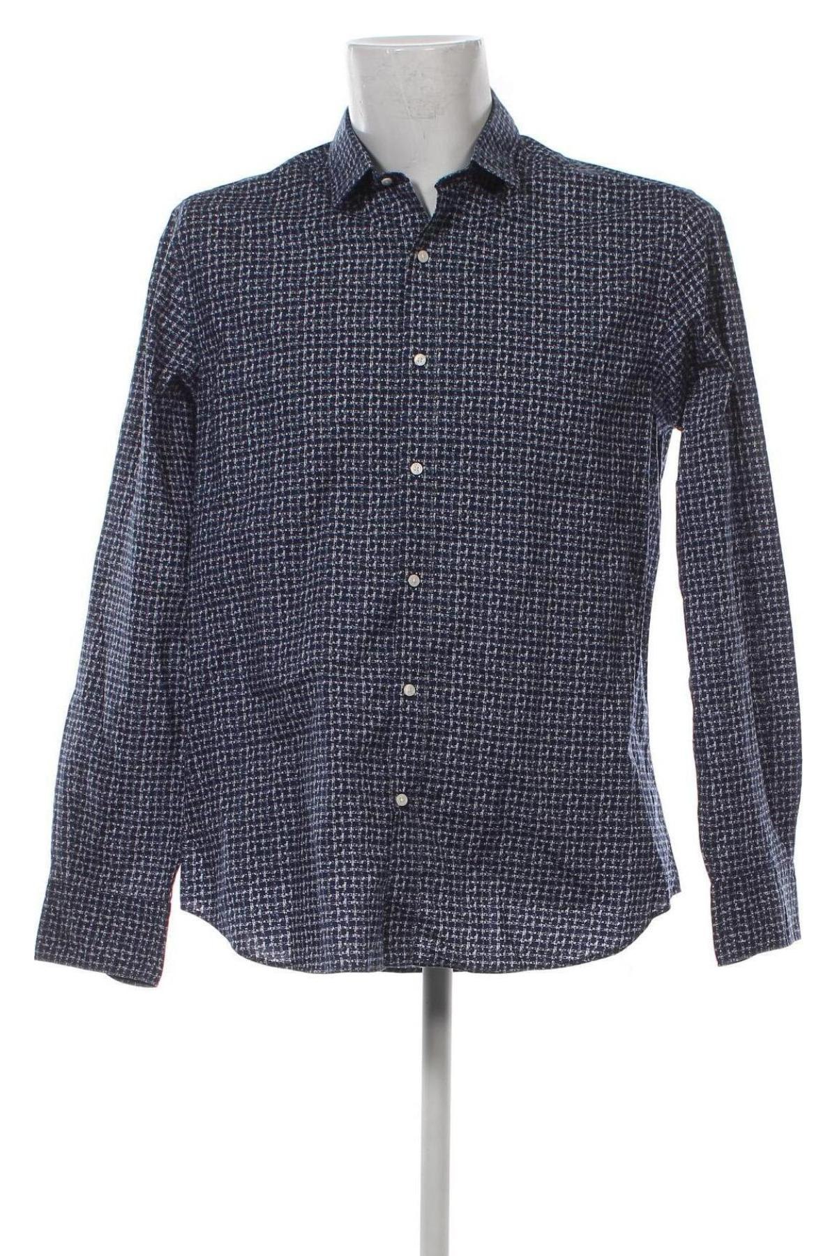 Ανδρικό πουκάμισο Massimo Dutti, Μέγεθος XL, Χρώμα Μπλέ, Τιμή 28,00 €