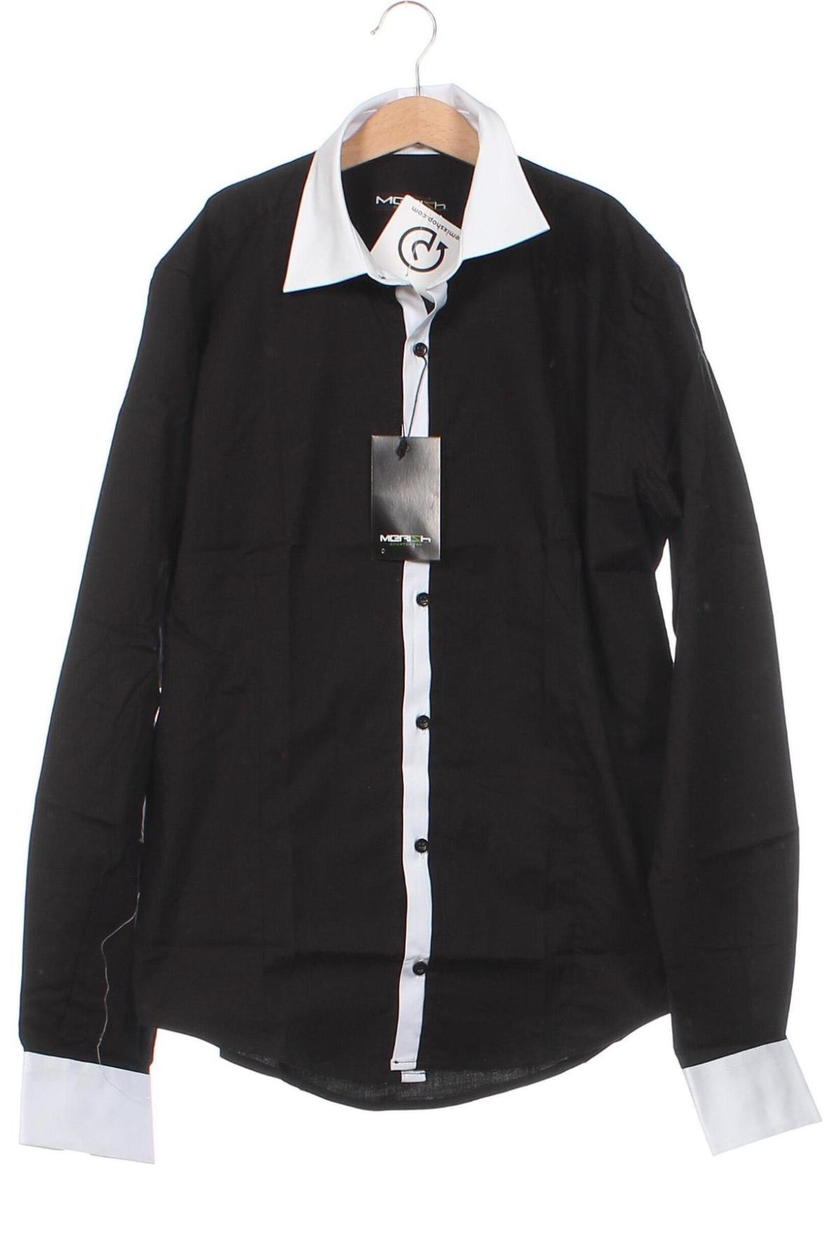Ανδρικό πουκάμισο Merish, Μέγεθος S, Χρώμα Μαύρο, Τιμή 8,30 €