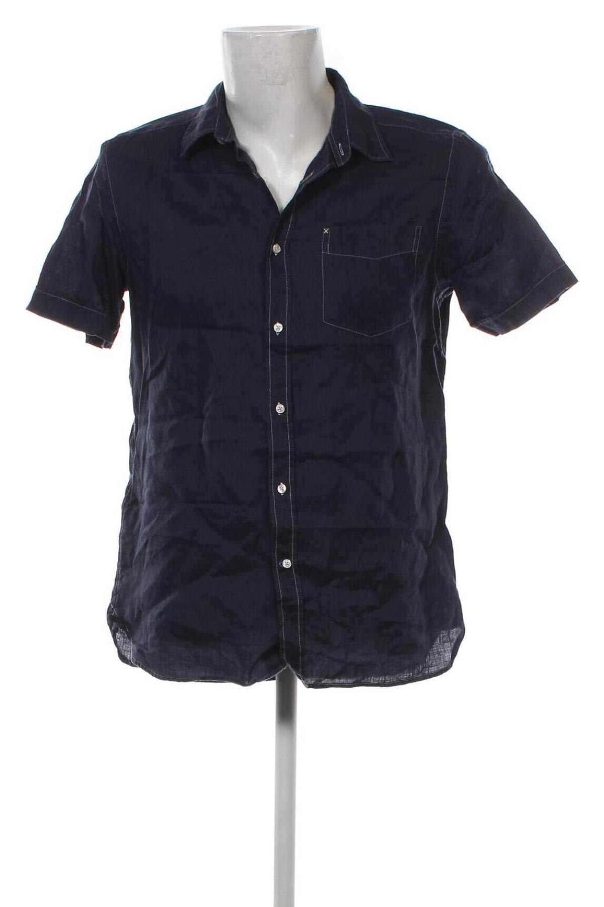 Ανδρικό πουκάμισο Mexx, Μέγεθος L, Χρώμα Μπλέ, Τιμή 24,85 €