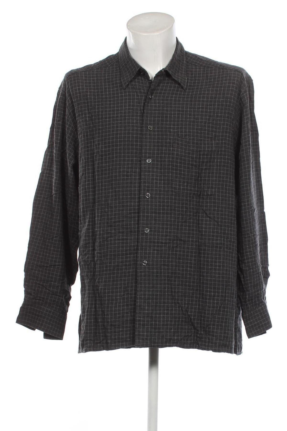 Ανδρικό πουκάμισο Montego, Μέγεθος XXL, Χρώμα Γκρί, Τιμή 5,38 €
