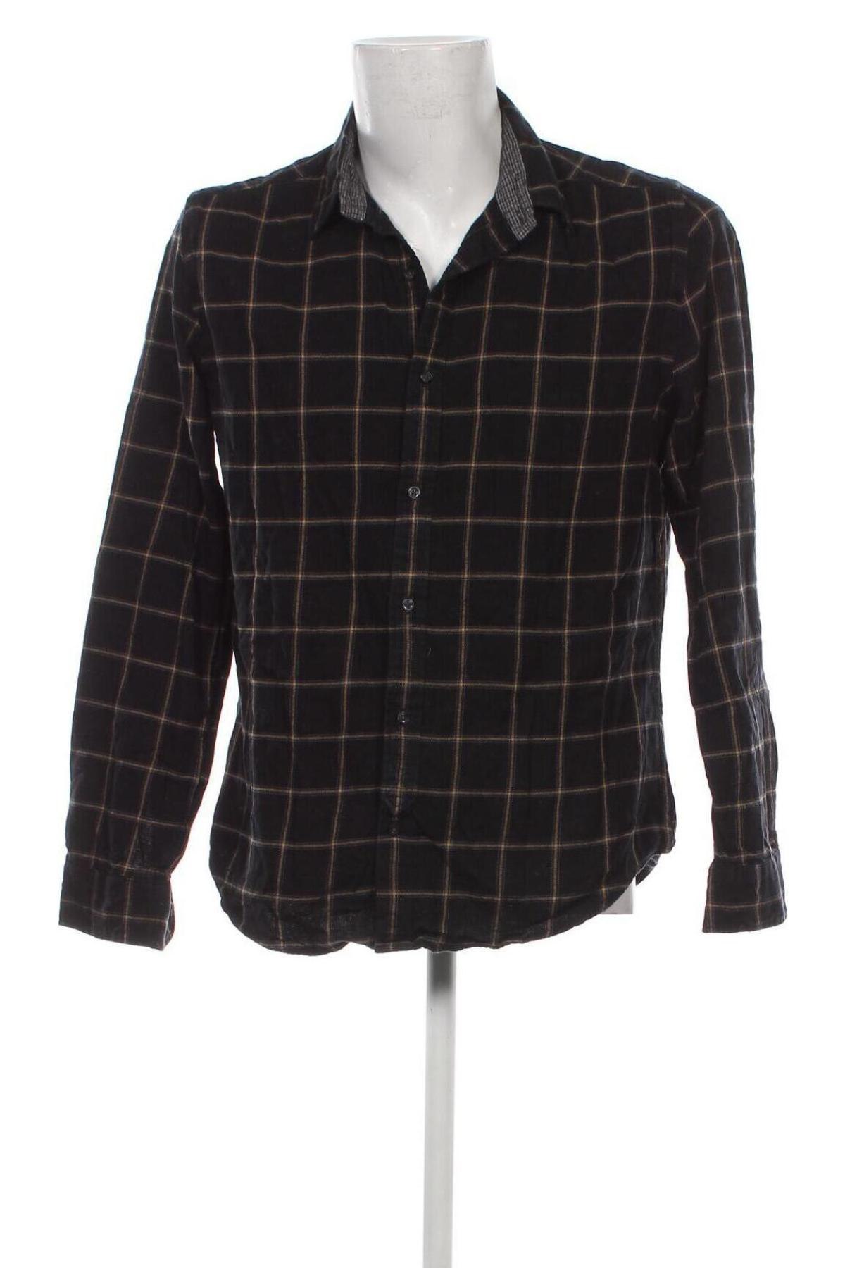 Ανδρικό πουκάμισο Next, Μέγεθος L, Χρώμα Μαύρο, Τιμή 8,20 €