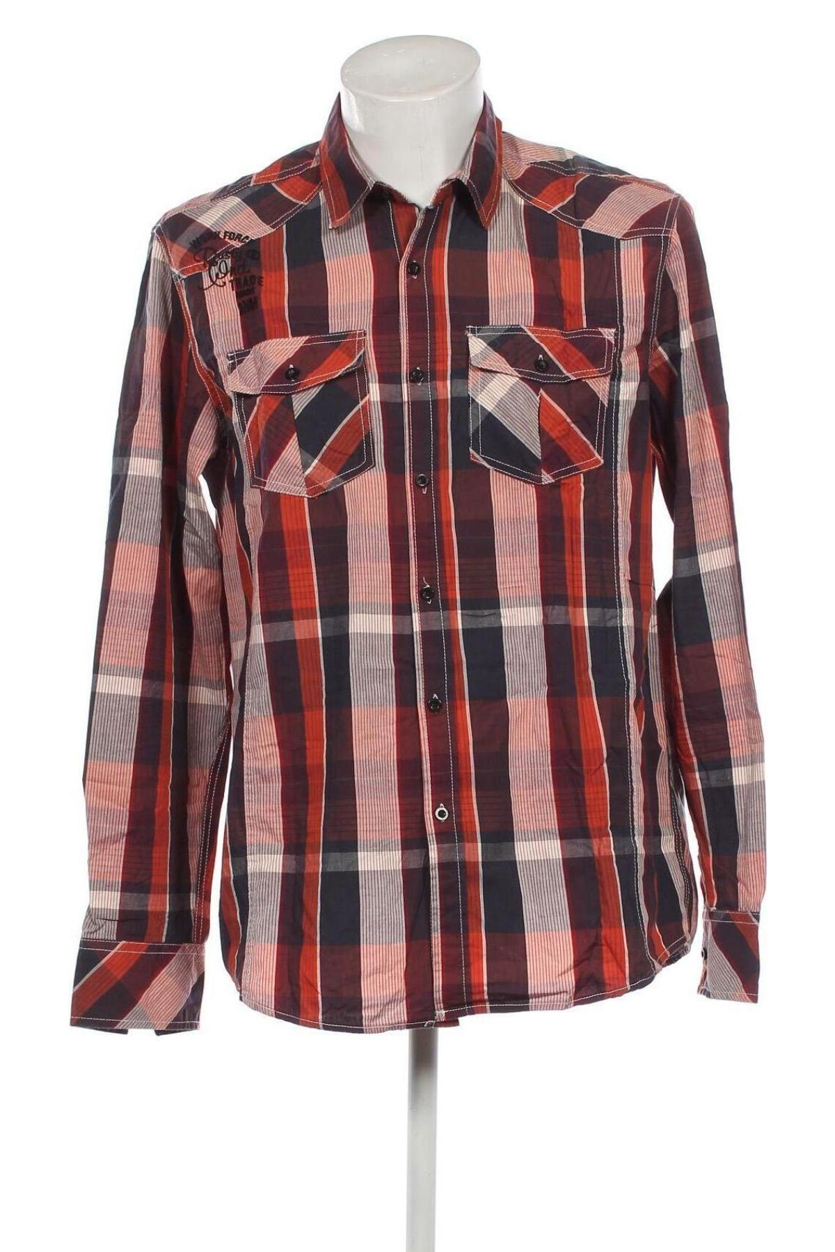 Ανδρικό πουκάμισο Nkd, Μέγεθος L, Χρώμα Πολύχρωμο, Τιμή 6,10 €