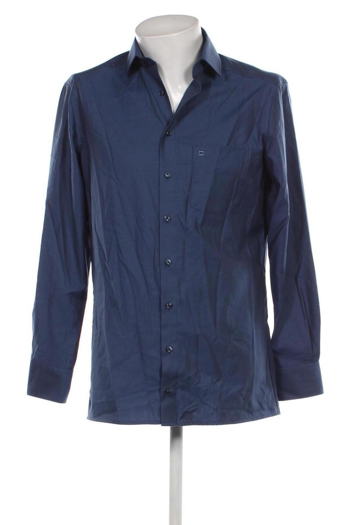 Herrenhemd Olymp, Größe M, Farbe Blau, Preis 24,93 €