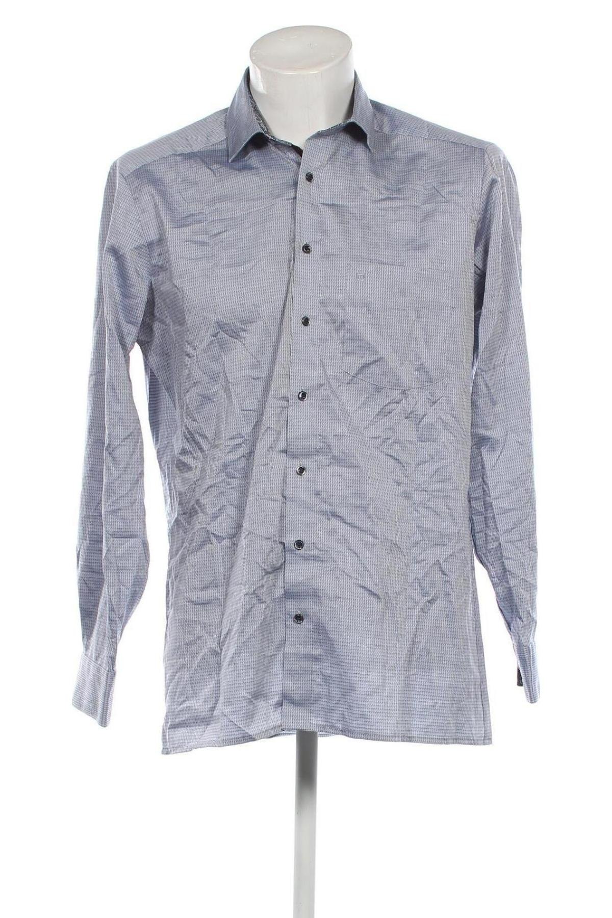 Herrenhemd Olymp, Größe L, Farbe Blau, Preis 31,38 €