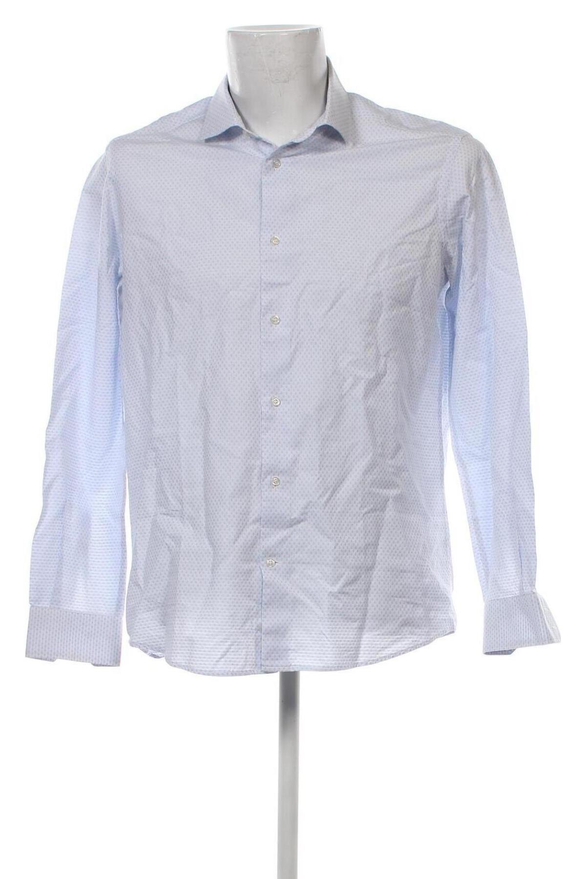 Мъжка риза Oxford Company, Размер L, Цвят Син, Цена 16,95 лв.
