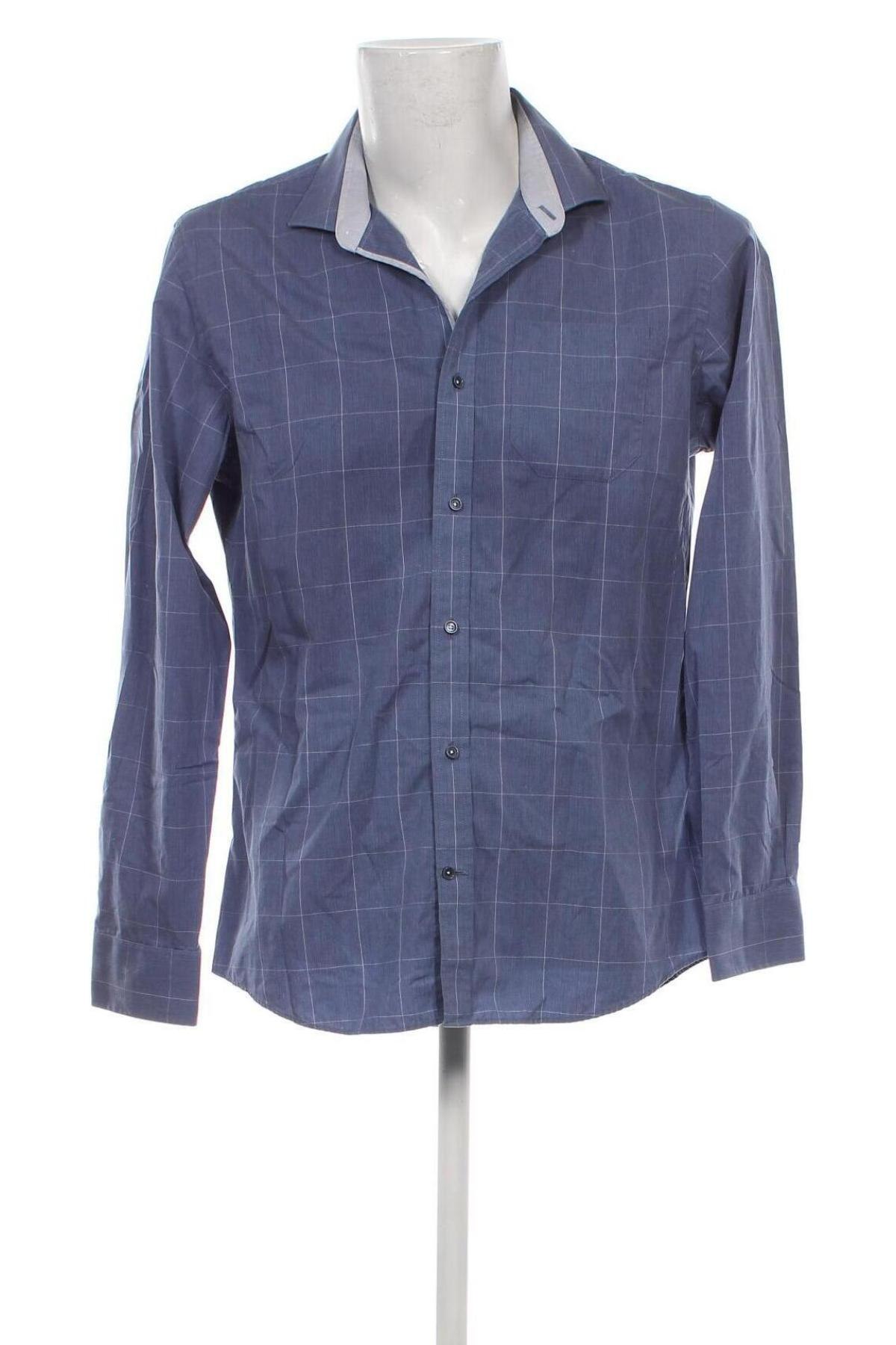 Ανδρικό πουκάμισο PETRIFUN, Μέγεθος XL, Χρώμα Μπλέ, Τιμή 7,15 €