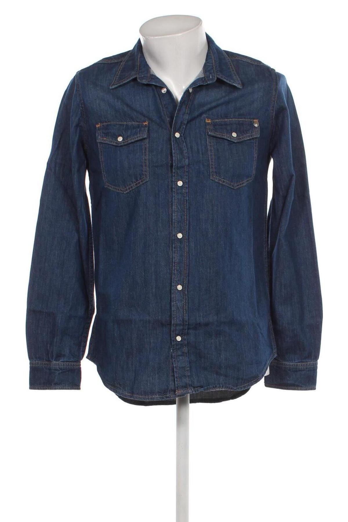 Herrenhemd Pepe Jeans, Größe M, Farbe Blau, Preis 34,52 €