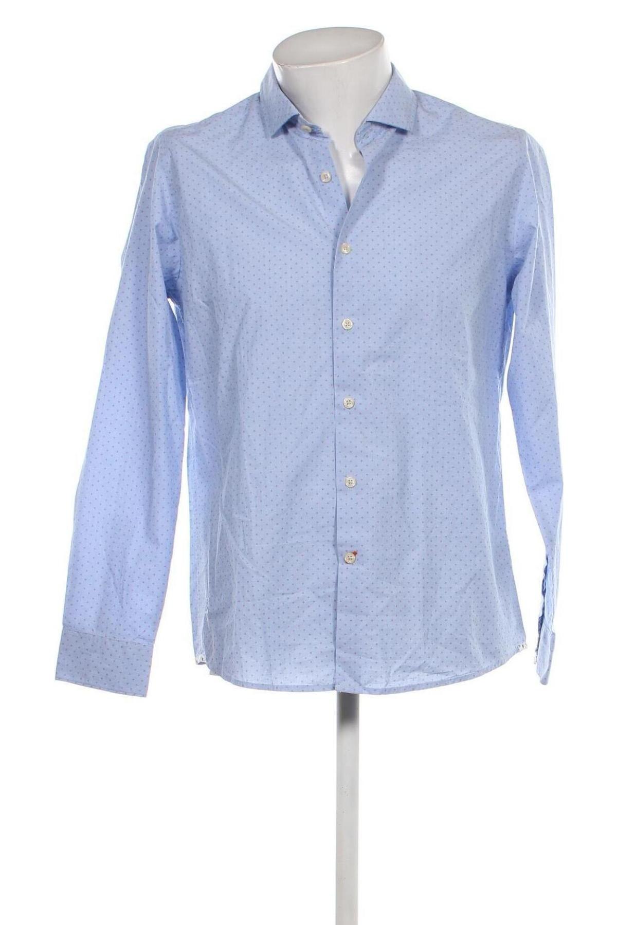 Ανδρικό πουκάμισο Pepe Jeans, Μέγεθος L, Χρώμα Μπλέ, Τιμή 34,52 €