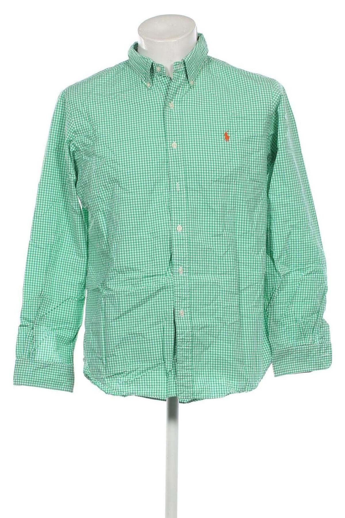 Ανδρικό πουκάμισο Polo By Ralph Lauren, Μέγεθος L, Χρώμα Πράσινο, Τιμή 63,71 €