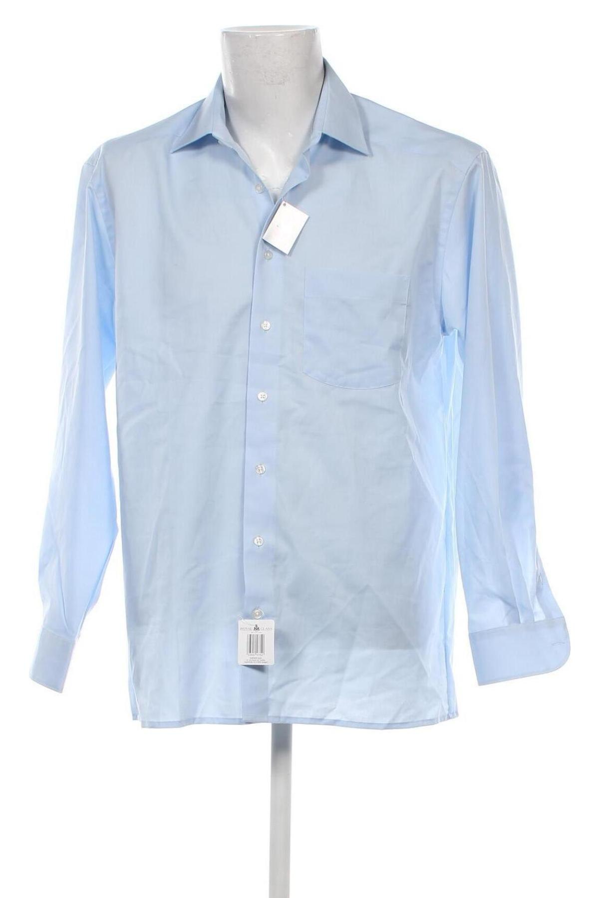 Herrenhemd Royal Class, Größe L, Farbe Blau, Preis € 8,33