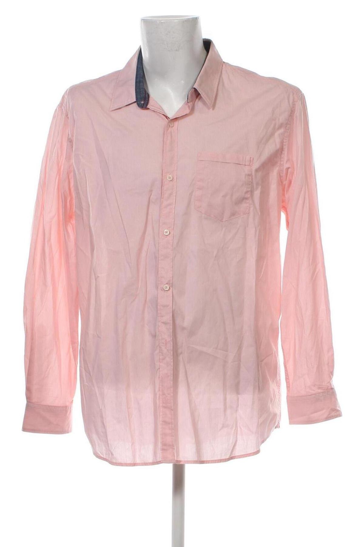 Ανδρικό πουκάμισο S.Oliver, Μέγεθος XXL, Χρώμα Ρόζ , Τιμή 9,39 €