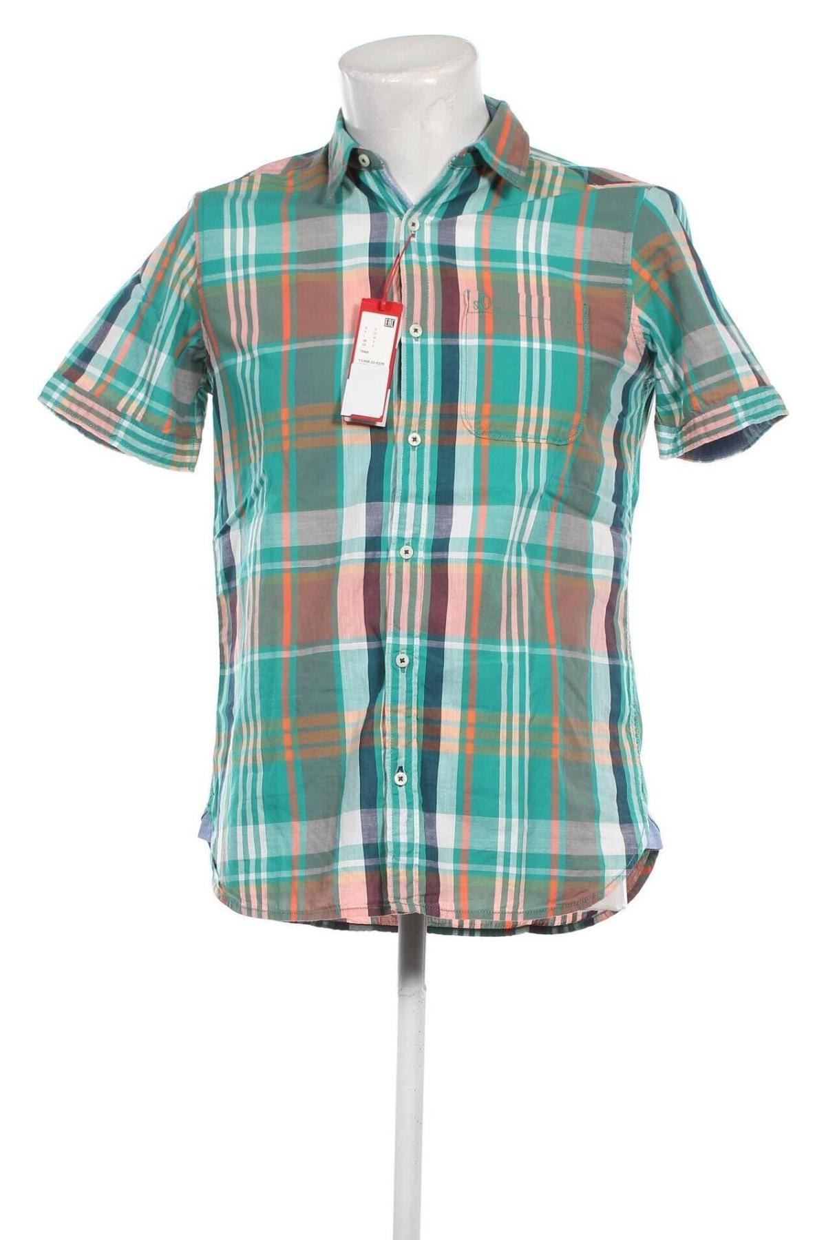 Ανδρικό πουκάμισο S.Oliver, Μέγεθος S, Χρώμα Πολύχρωμο, Τιμή 24,42 €