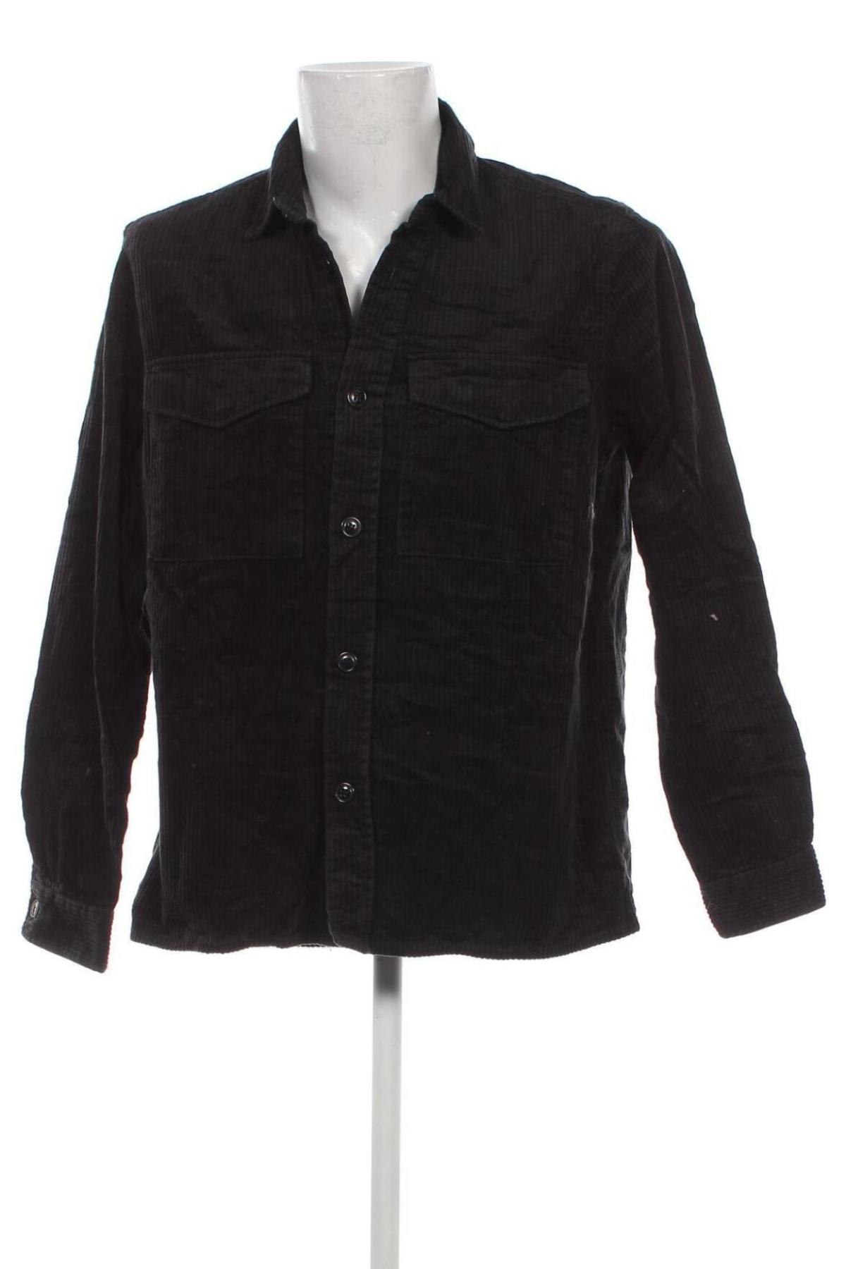 Ανδρικό πουκάμισο Samsoe & Samsoe, Μέγεθος XL, Χρώμα Μαύρο, Τιμή 34,02 €