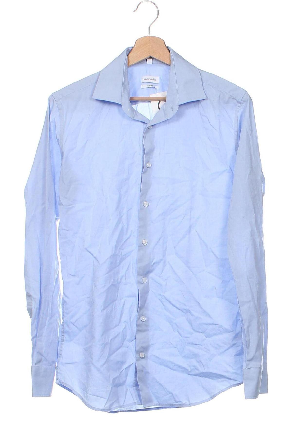 Мъжка риза Seidensticker, Размер S, Цвят Син, Цена 11,90 лв.