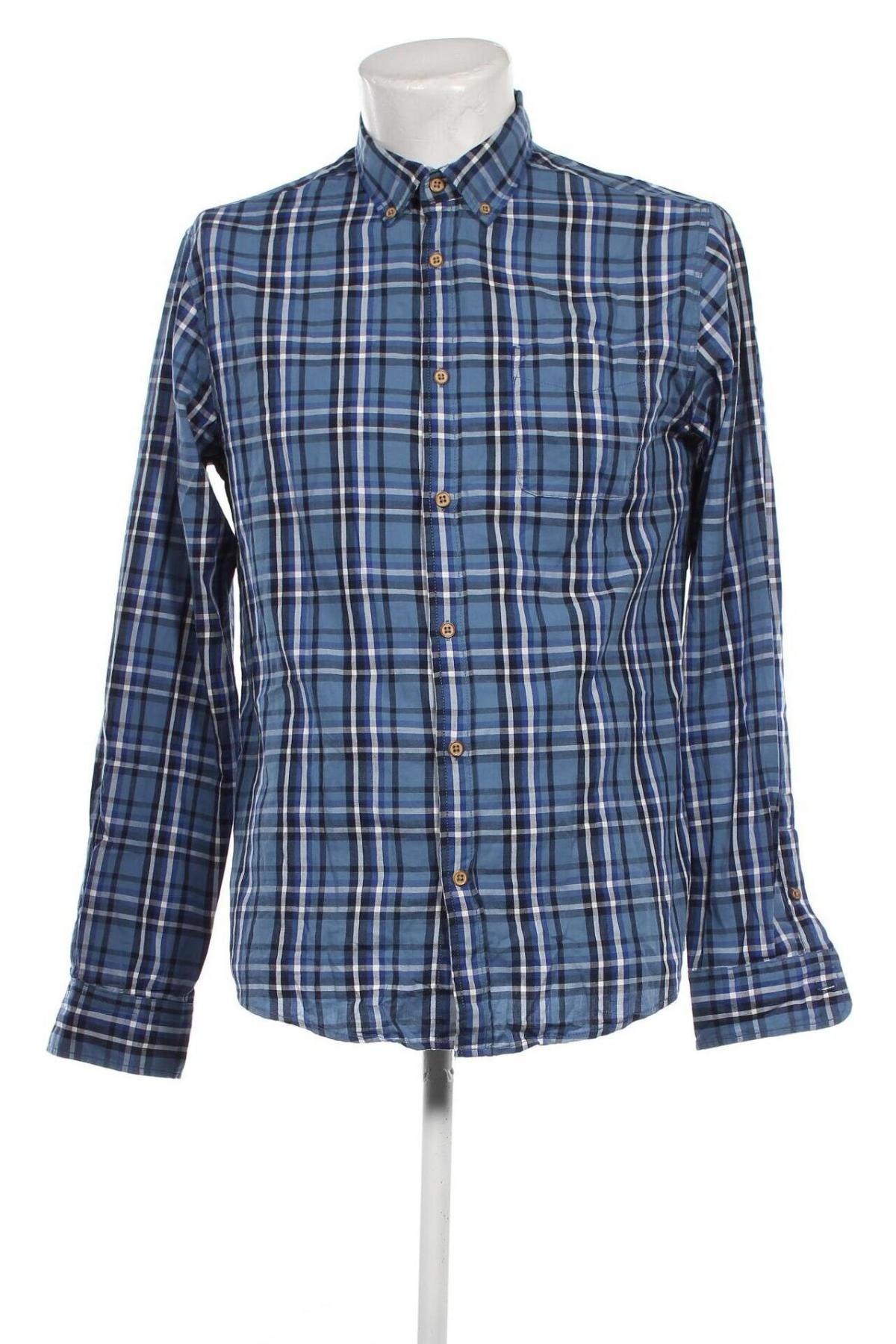 Ανδρικό πουκάμισο Springfield, Μέγεθος L, Χρώμα Μπλέ, Τιμή 6,52 €