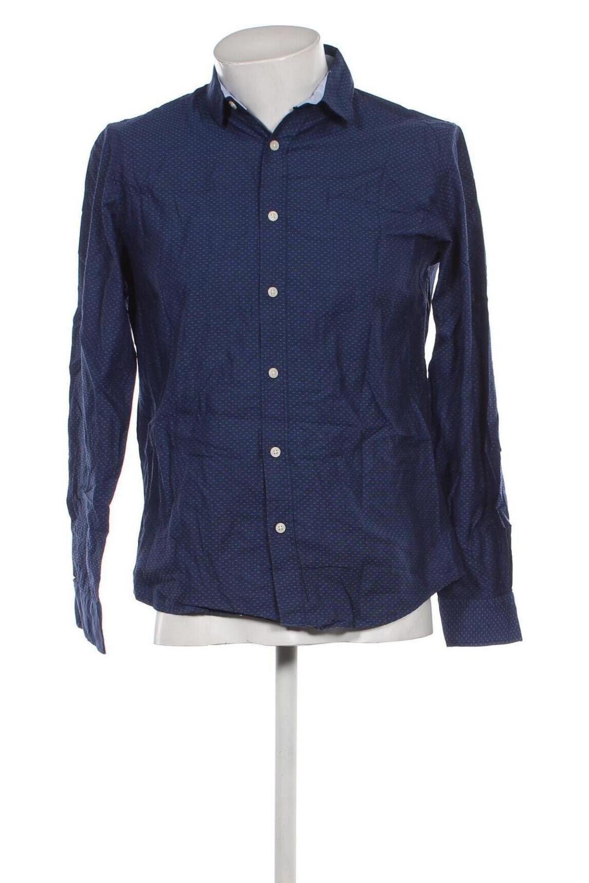 Ανδρικό πουκάμισο Springfield, Μέγεθος M, Χρώμα Μπλέ, Τιμή 6,31 €