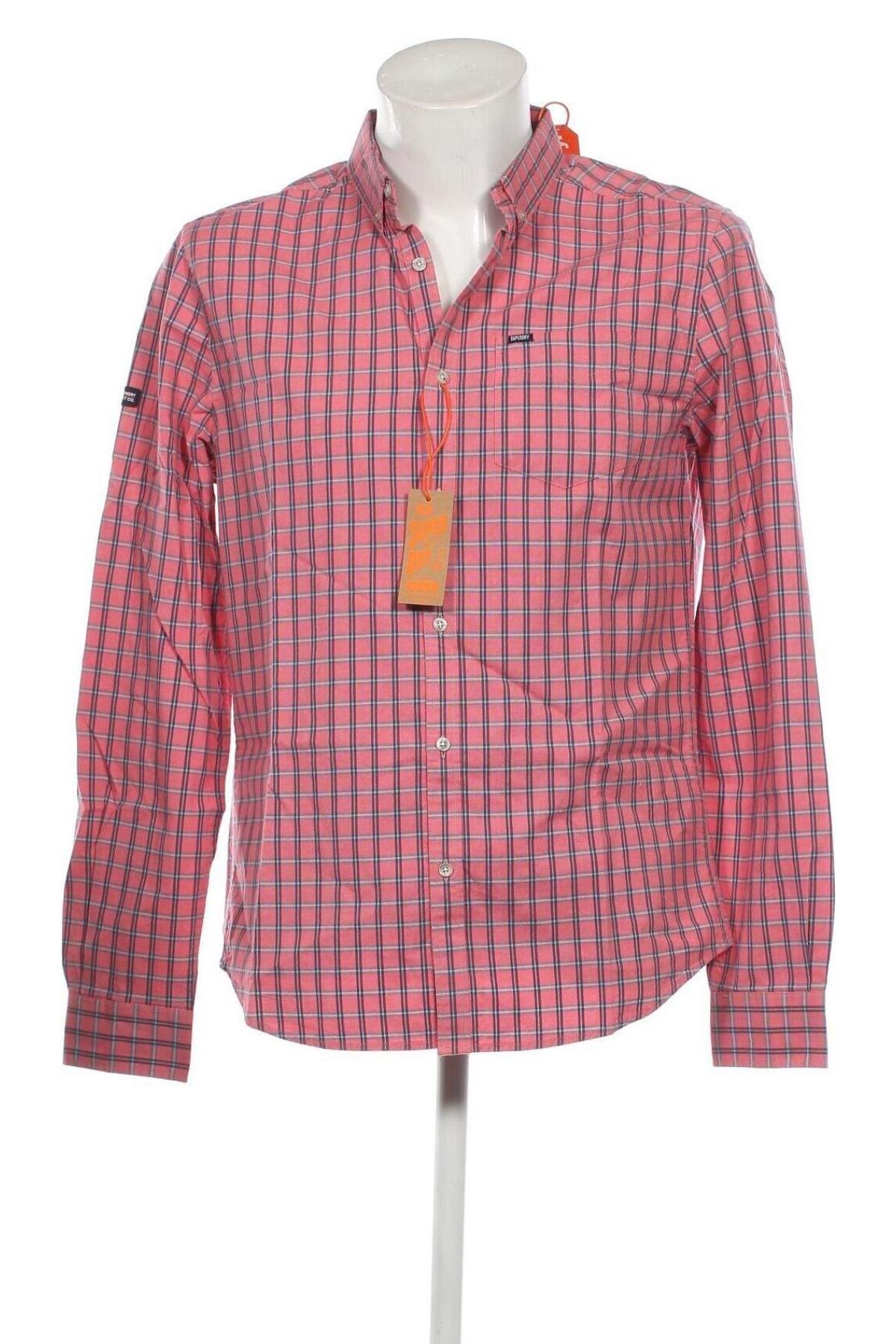 Herrenhemd Superdry, Größe L, Farbe Mehrfarbig, Preis € 27,22