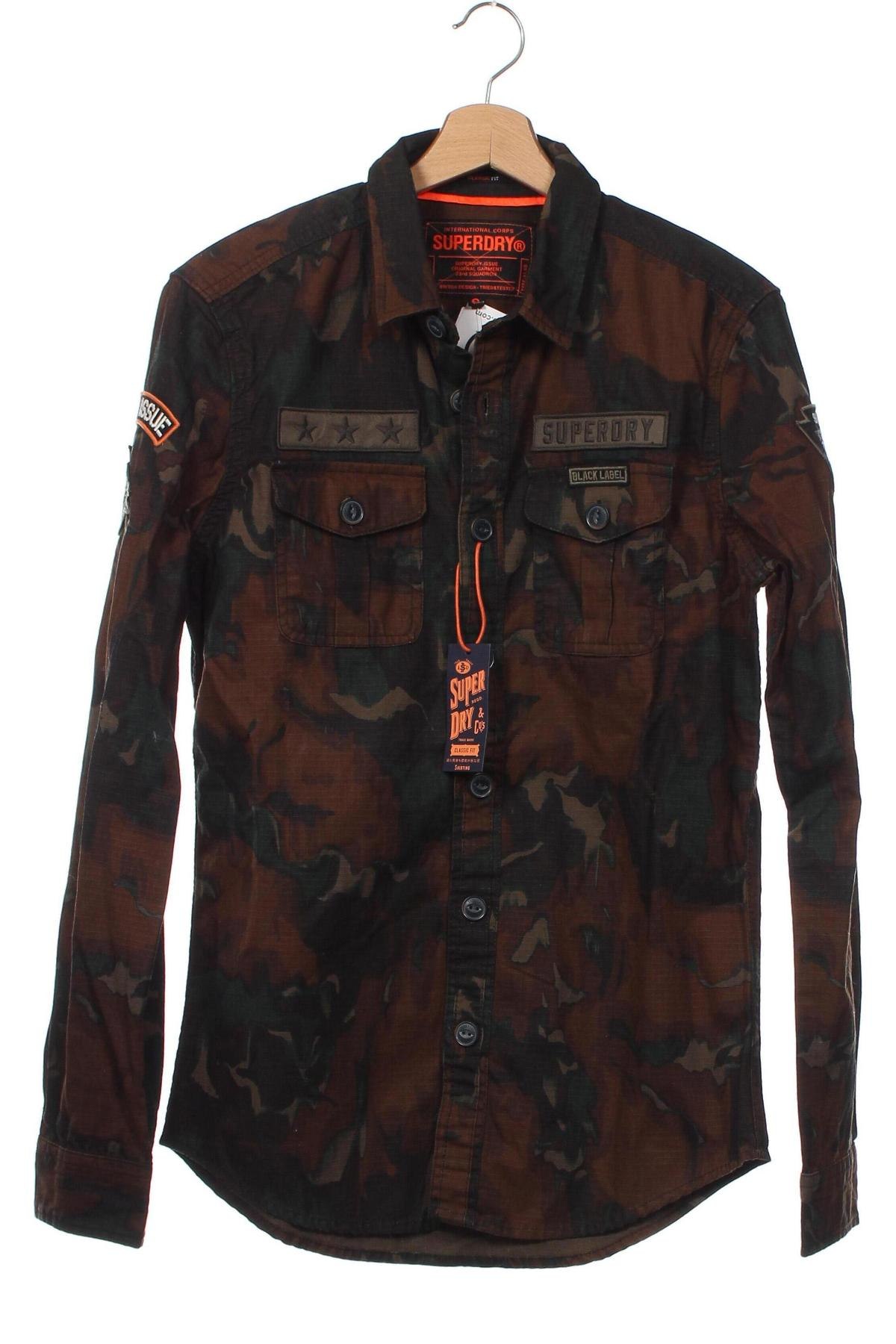 Ανδρικό πουκάμισο Superdry, Μέγεθος S, Χρώμα Πολύχρωμο, Τιμή 45,36 €