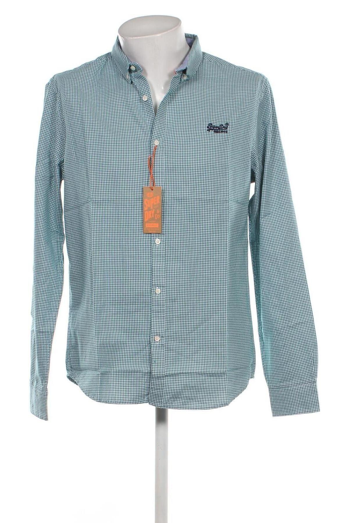 Ανδρικό πουκάμισο Superdry, Μέγεθος XL, Χρώμα Πολύχρωμο, Τιμή 41,28 €