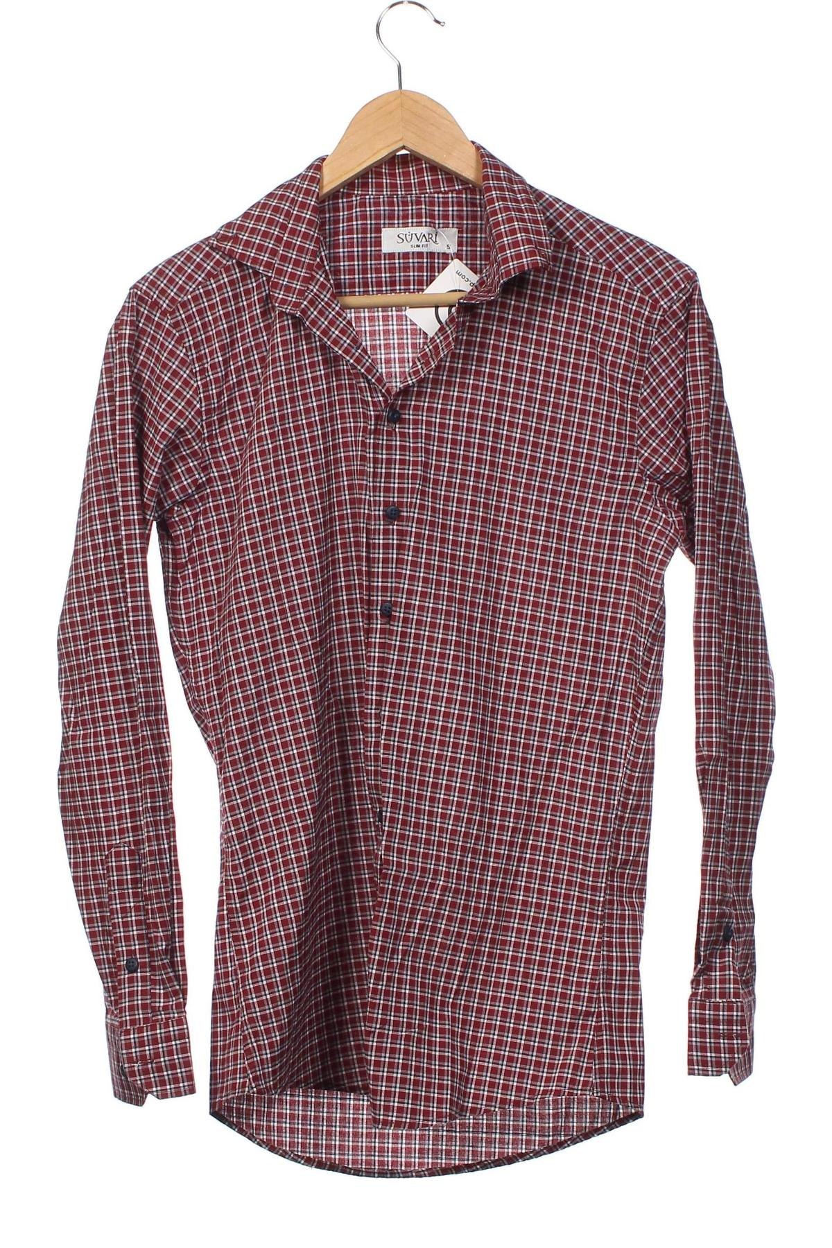 Ανδρικό πουκάμισο Suvari, Μέγεθος S, Χρώμα Κόκκινο, Τιμή 7,01 €