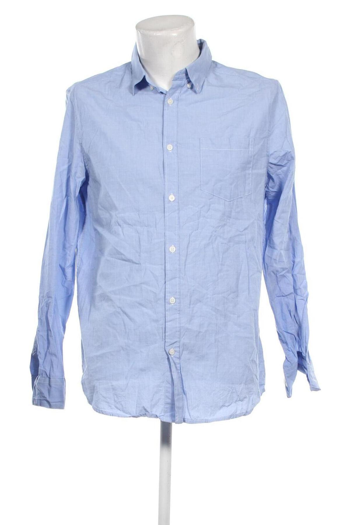 Ανδρικό πουκάμισο Target, Μέγεθος L, Χρώμα Μπλέ, Τιμή 9,33 €