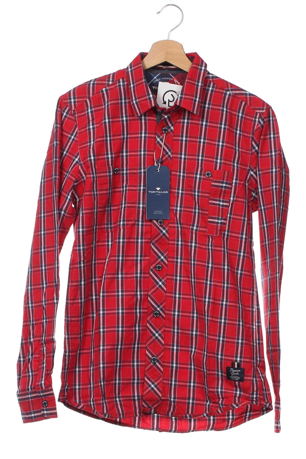 Мъжка риза Tom Tailor, Размер S, Цвят Многоцветен, Цена 30,80 лв.
