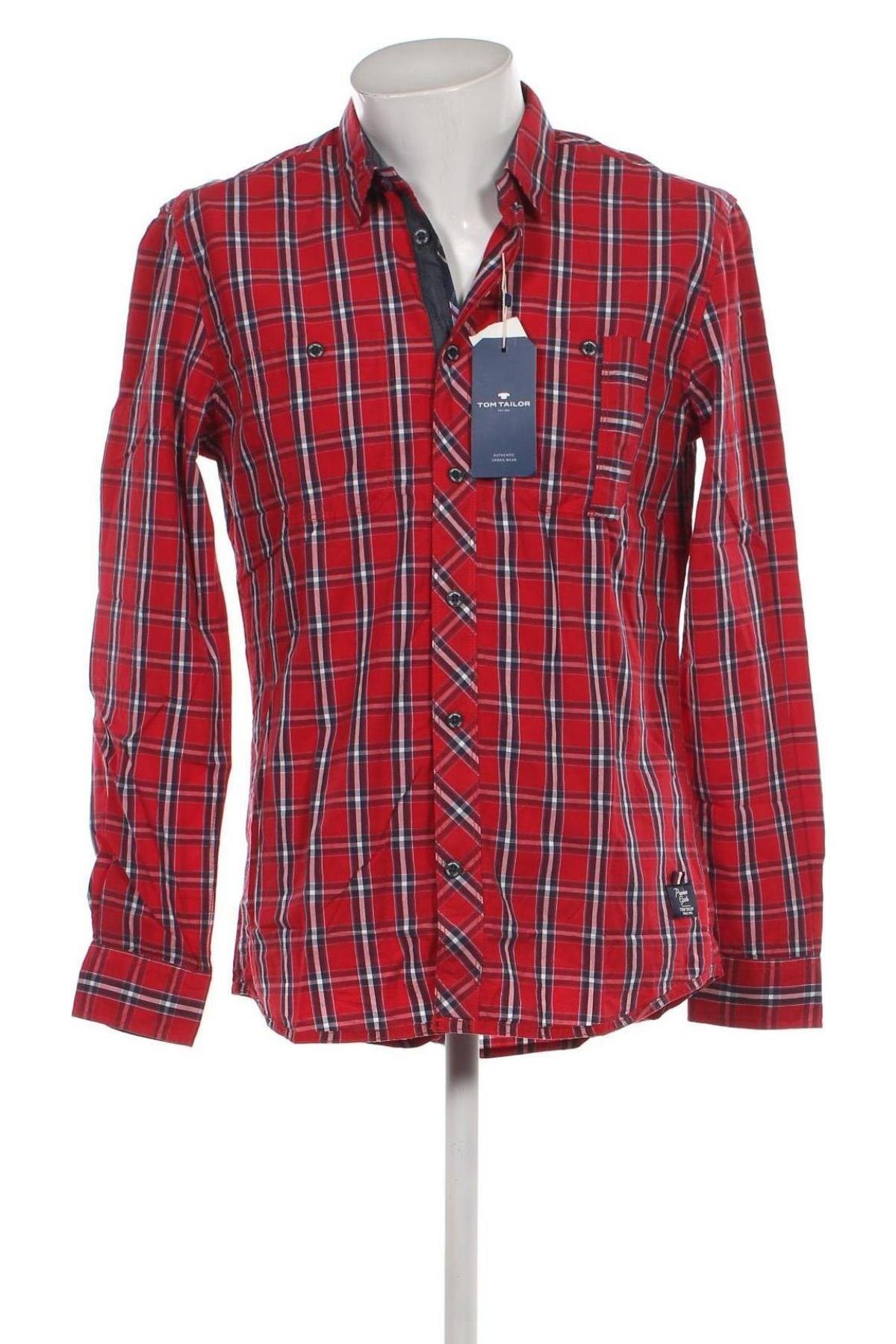Мъжка риза Tom Tailor, Размер L, Цвят Многоцветен, Цена 30,80 лв.