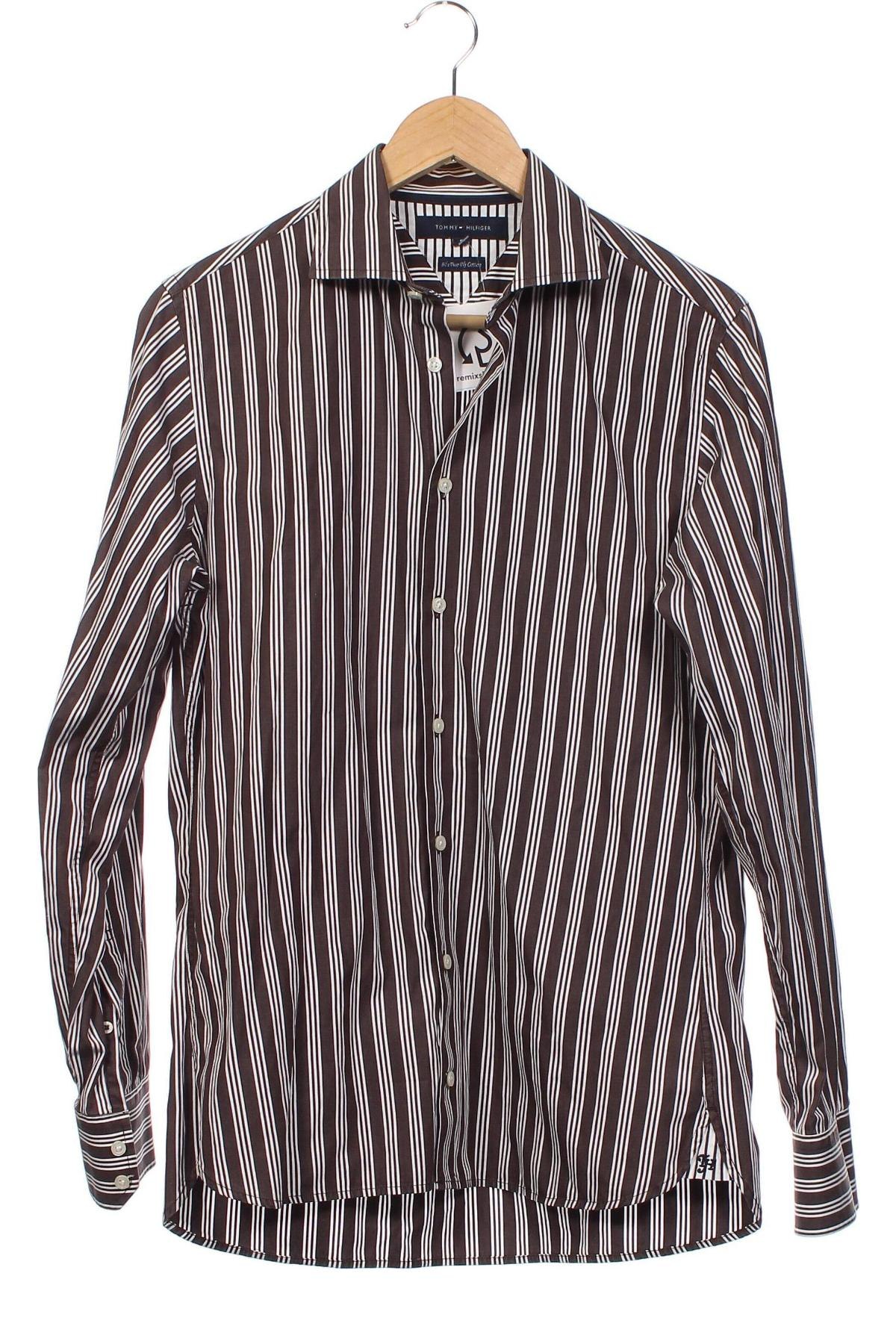 Ανδρικό πουκάμισο Tommy Hilfiger, Μέγεθος S, Χρώμα Γκρί, Τιμή 23,94 €