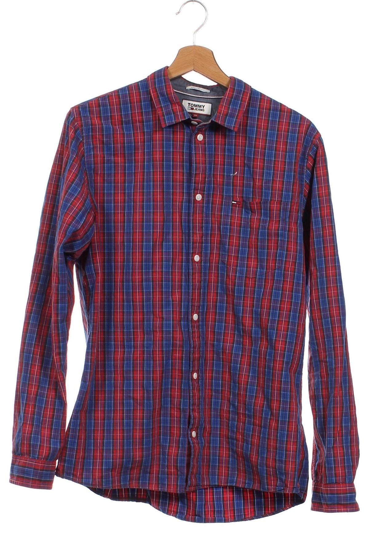 Мъжка риза Tommy Jeans, Размер M, Цвят Многоцветен, Цена 60,75 лв.