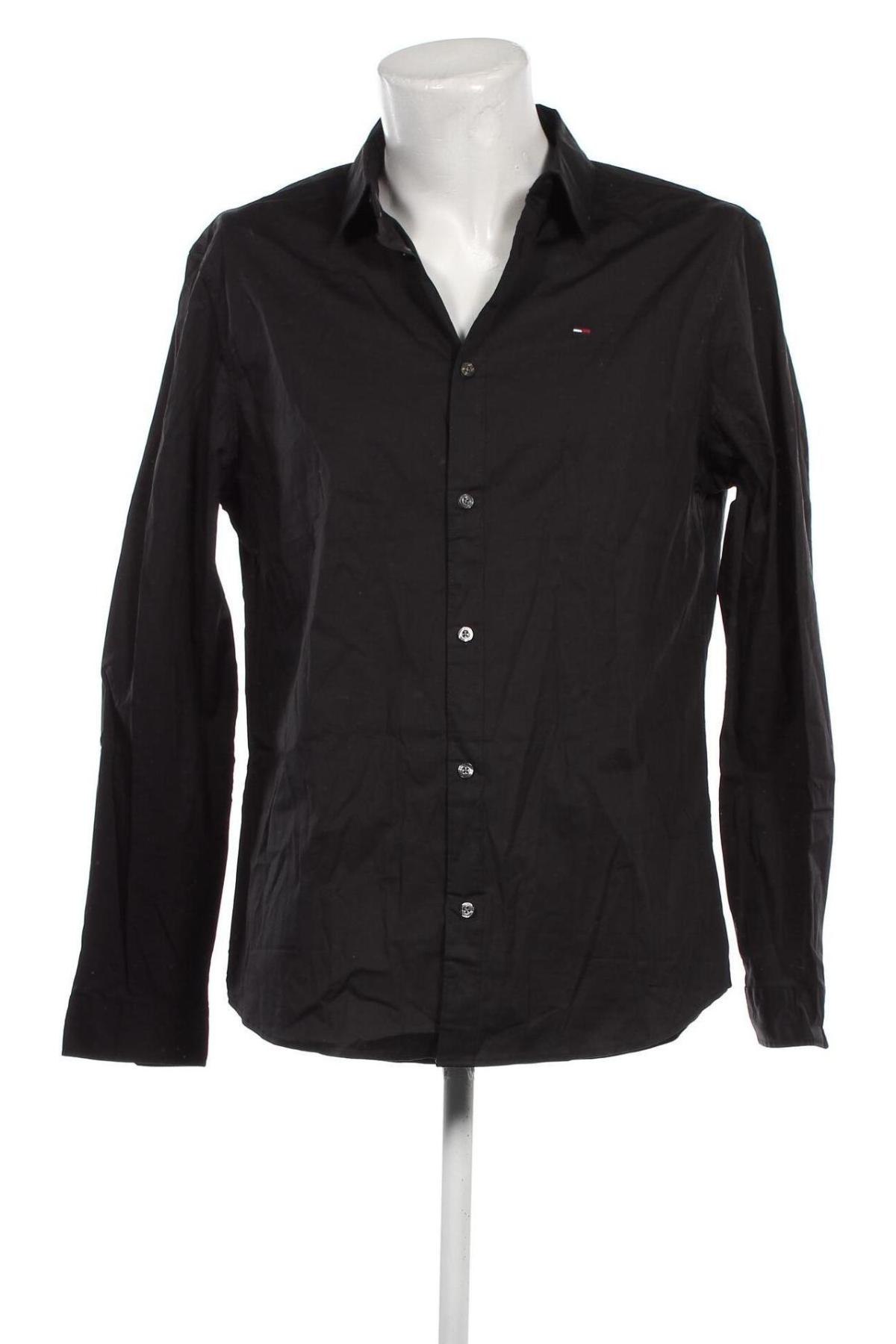 Pánska košeľa  Tommy Jeans, Veľkosť XL, Farba Čierna, Cena  78,01 €