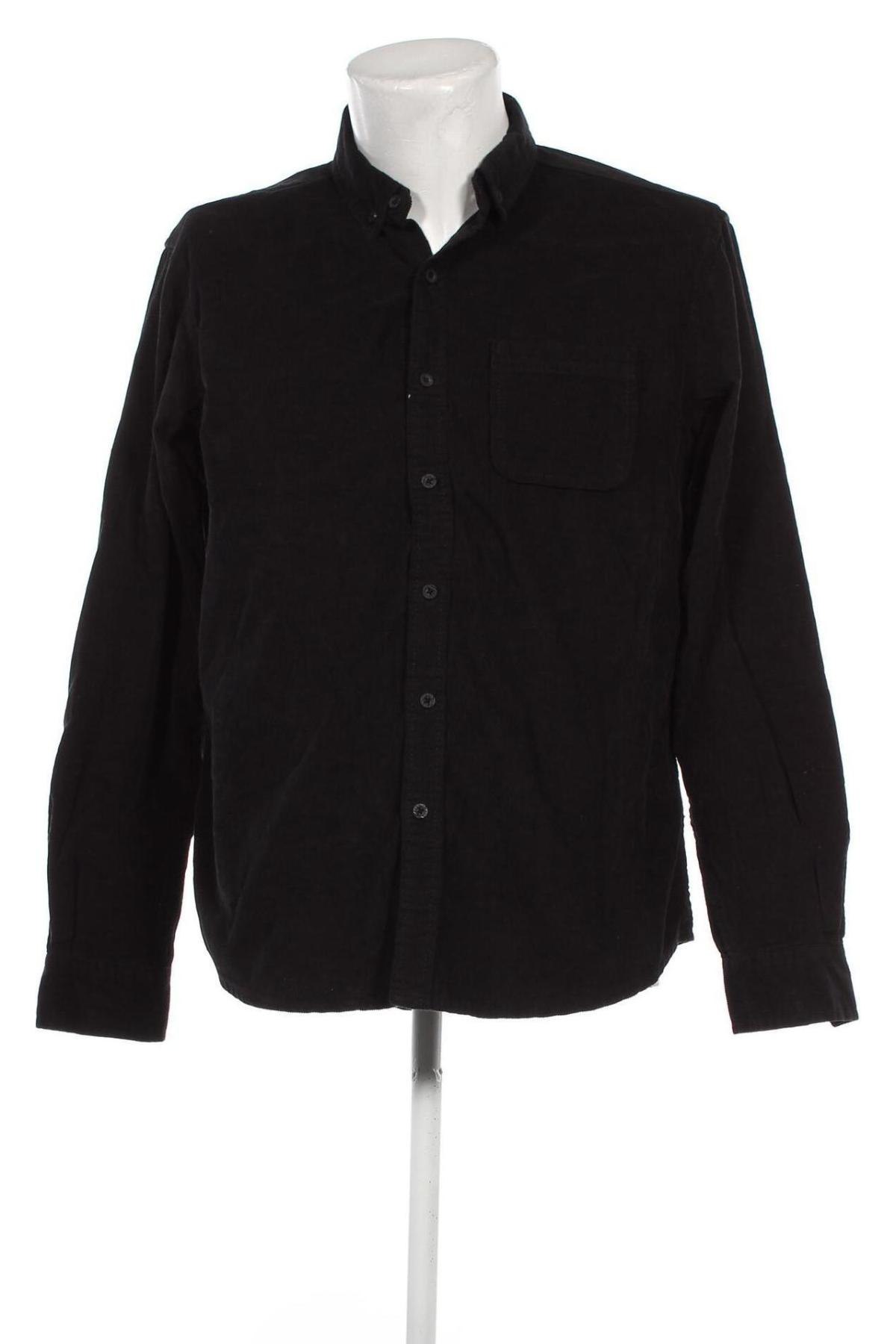 Ανδρικό πουκάμισο Urban Classics, Μέγεθος M, Χρώμα Μαύρο, Τιμή 8,73 €