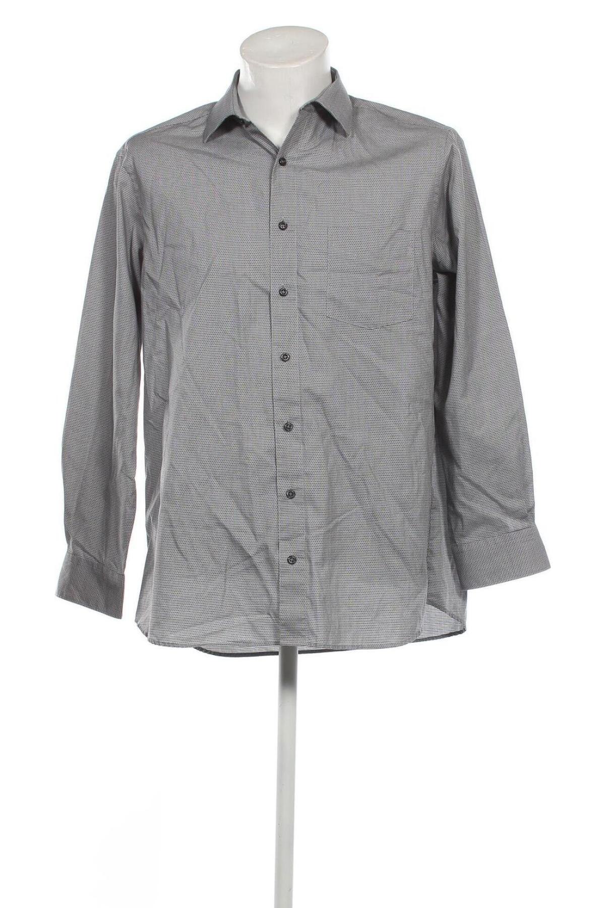 Ανδρικό πουκάμισο Walbusch, Μέγεθος L, Χρώμα Γκρί, Τιμή 31,98 €