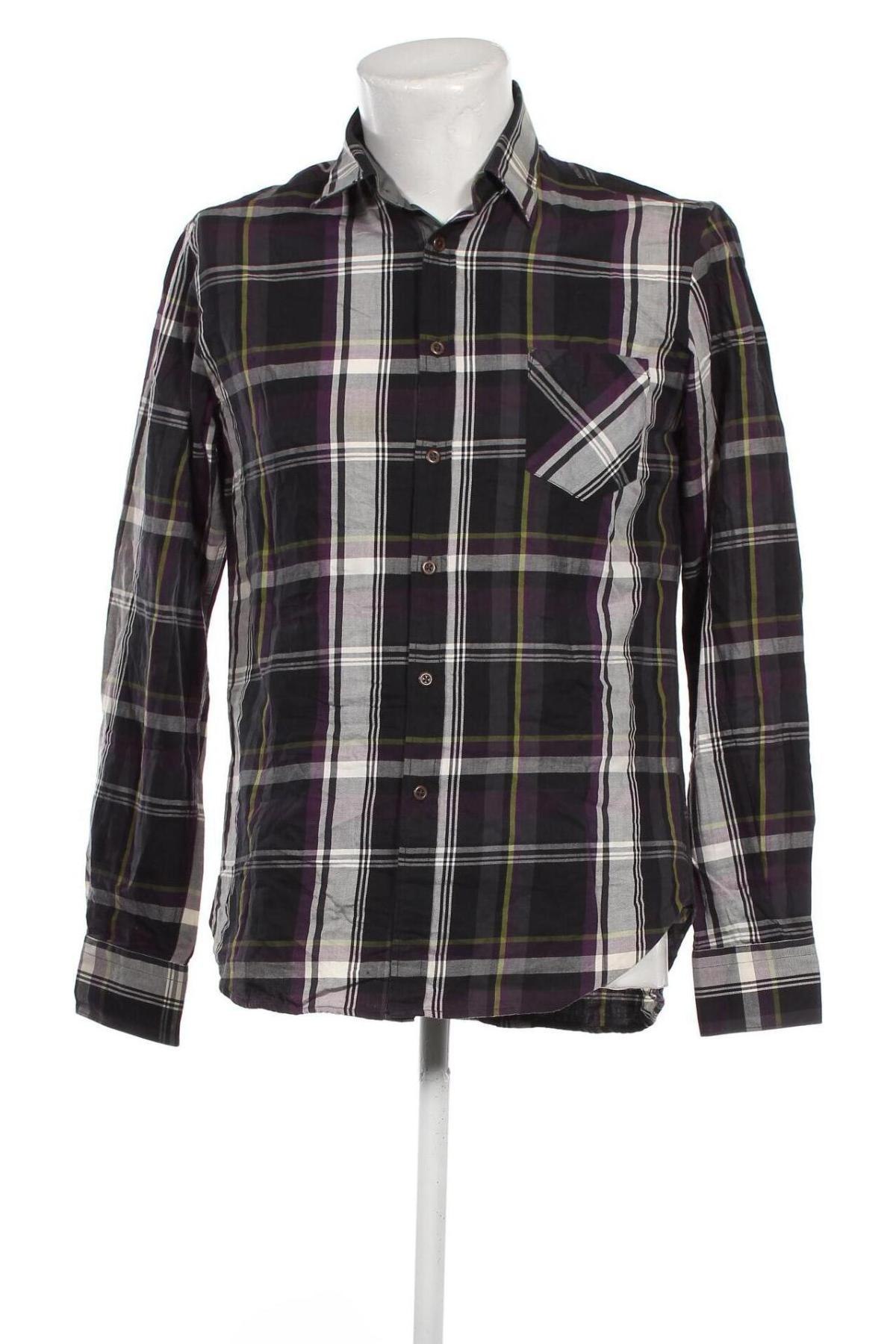 Ανδρικό πουκάμισο Zara Man, Μέγεθος M, Χρώμα Πολύχρωμο, Τιμή 6,31 €
